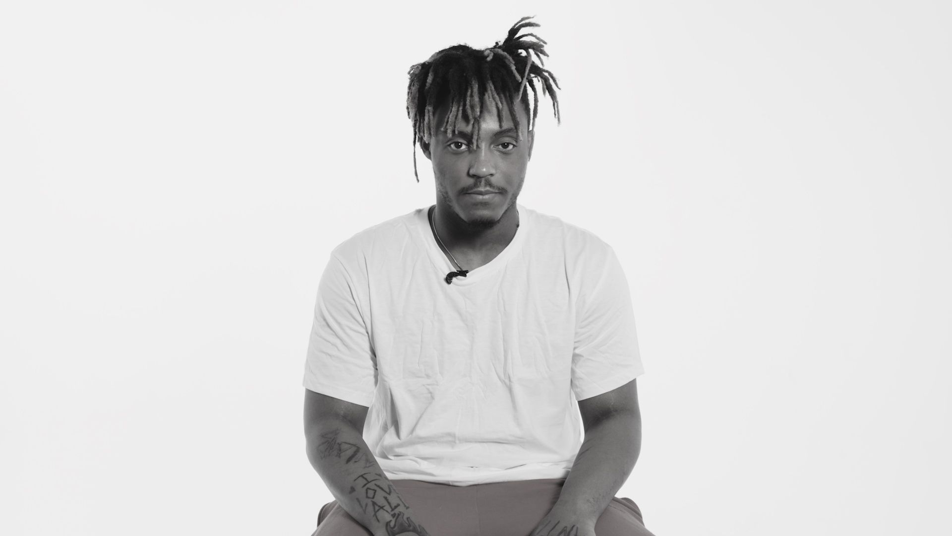 1920x1080 Juice Wrld Black and White Photo, Desktop