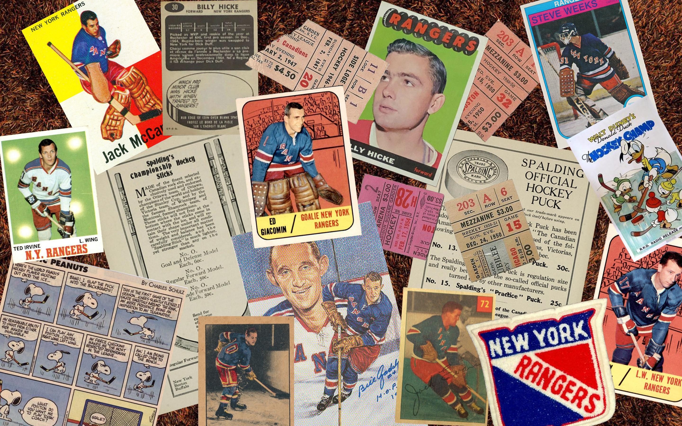 2880x1800 Vintage Rangers Memorabilia Collage Desktop Wallpaper, Desktop