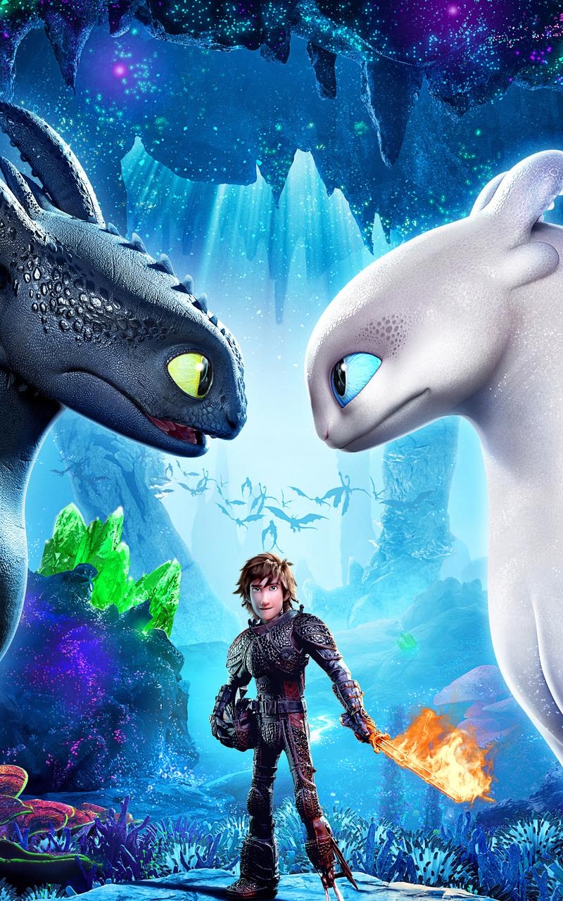 800x1280 Toothless With His Girlfirend Night Fury 4k Nexus Samsung, Phone