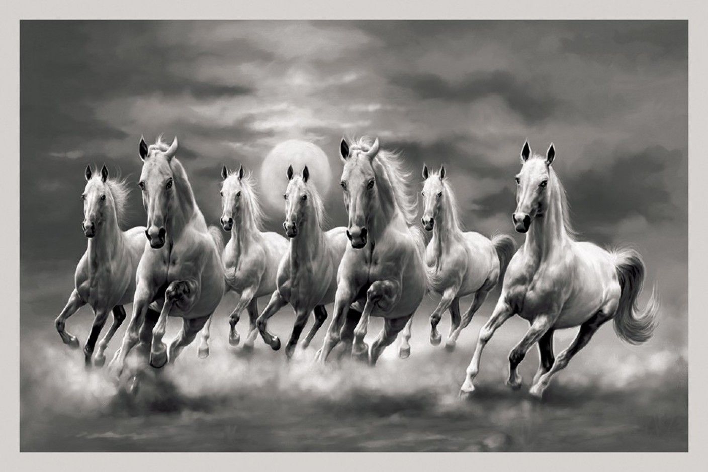 1410x940 Seven Horses Wallpaper Free Seven Horses Background, Desktop