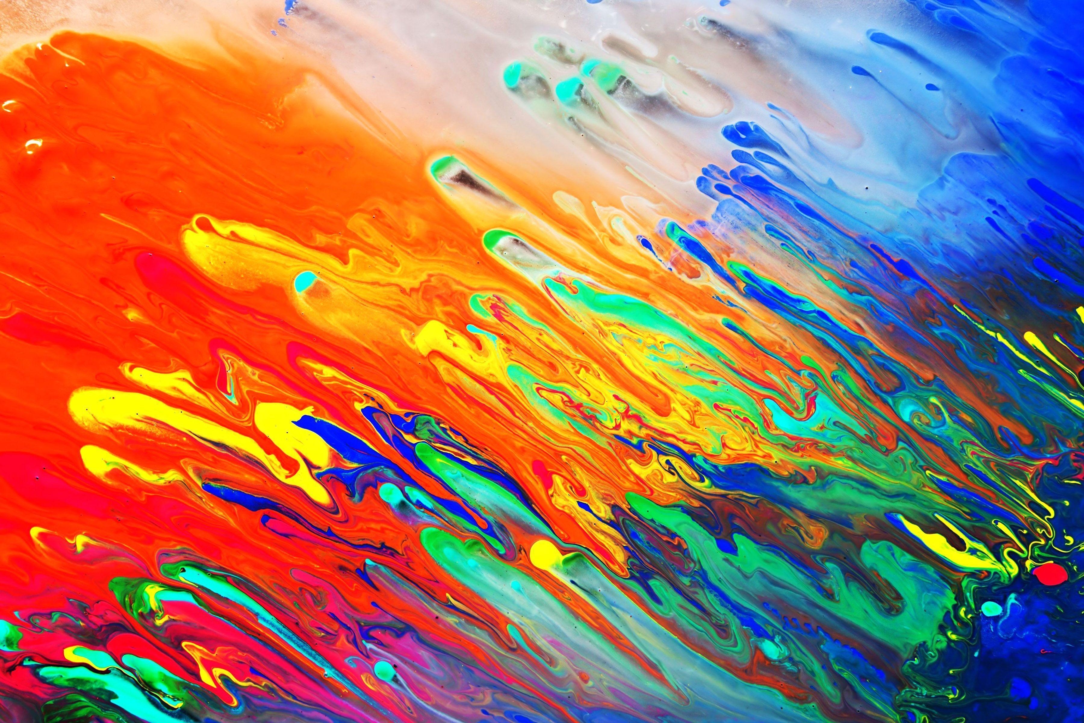 3610x2410 Oil, On, Canvas, Abstract, Art, Android Wallpaper, Cool Artworks, Desktop