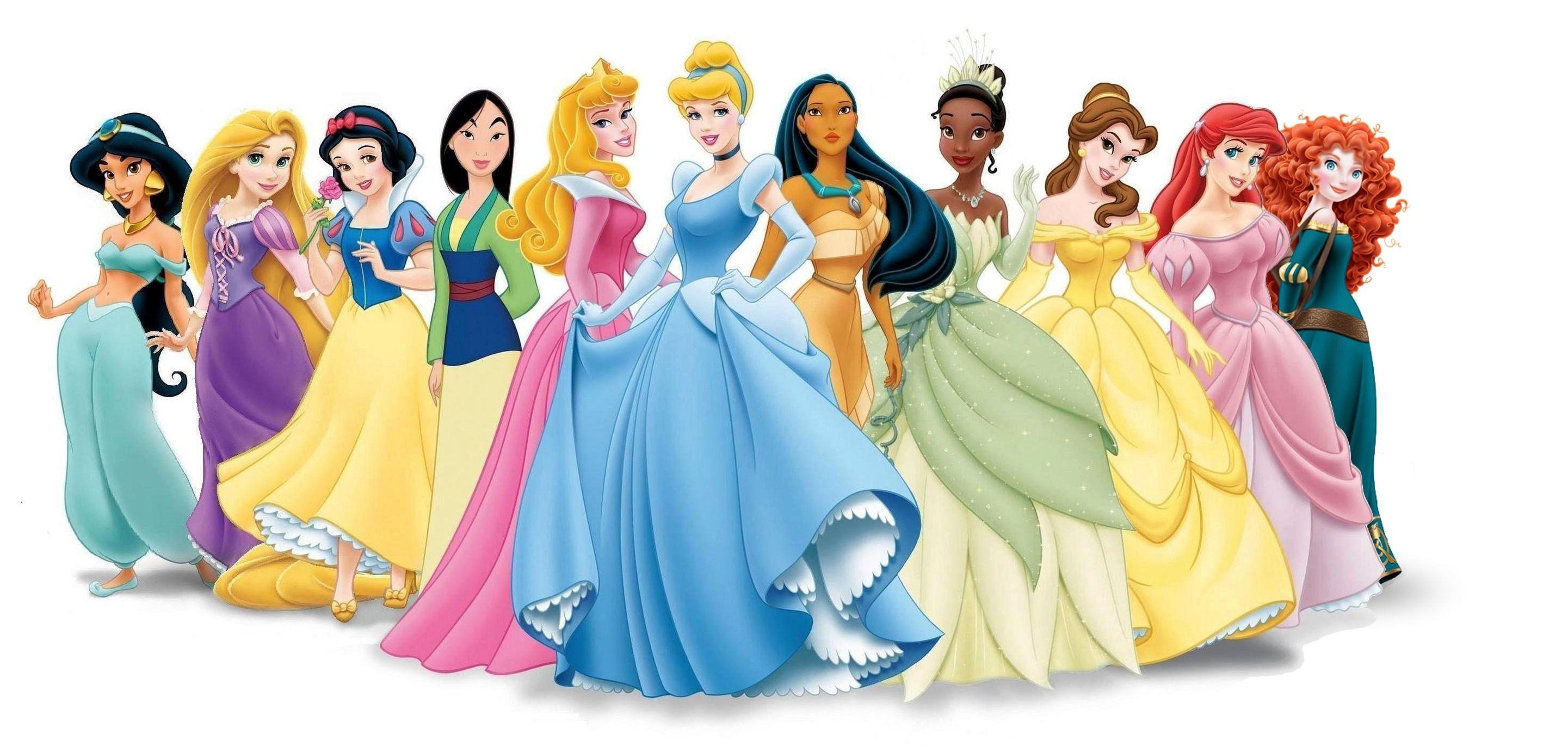 2890x1380 Disney Princess Wallpaper, HD Creative Disney Princess, Dual Screen