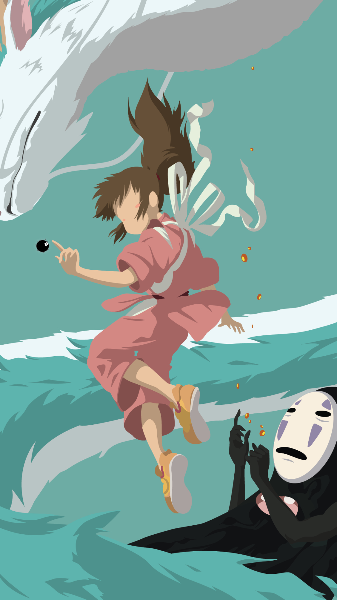 1080x1920 Anime Spirited Away, Phone