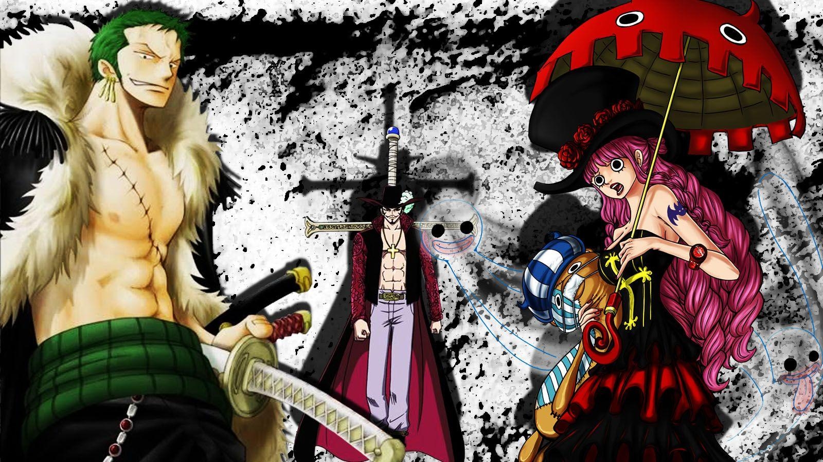 1600x900 Zoro, Mihawk, Perona Wallpaper. ONE PIECE GOLD. Love Wallpaper, Desktop