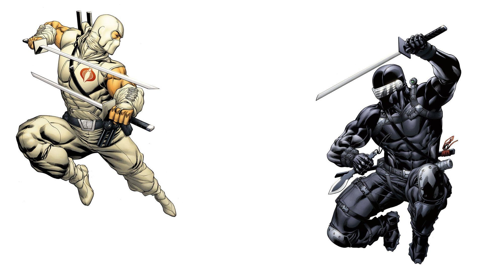 1920x1080 GI Joe Snake Eyes Storm Shadow White HD wallpaper. anime, Desktop