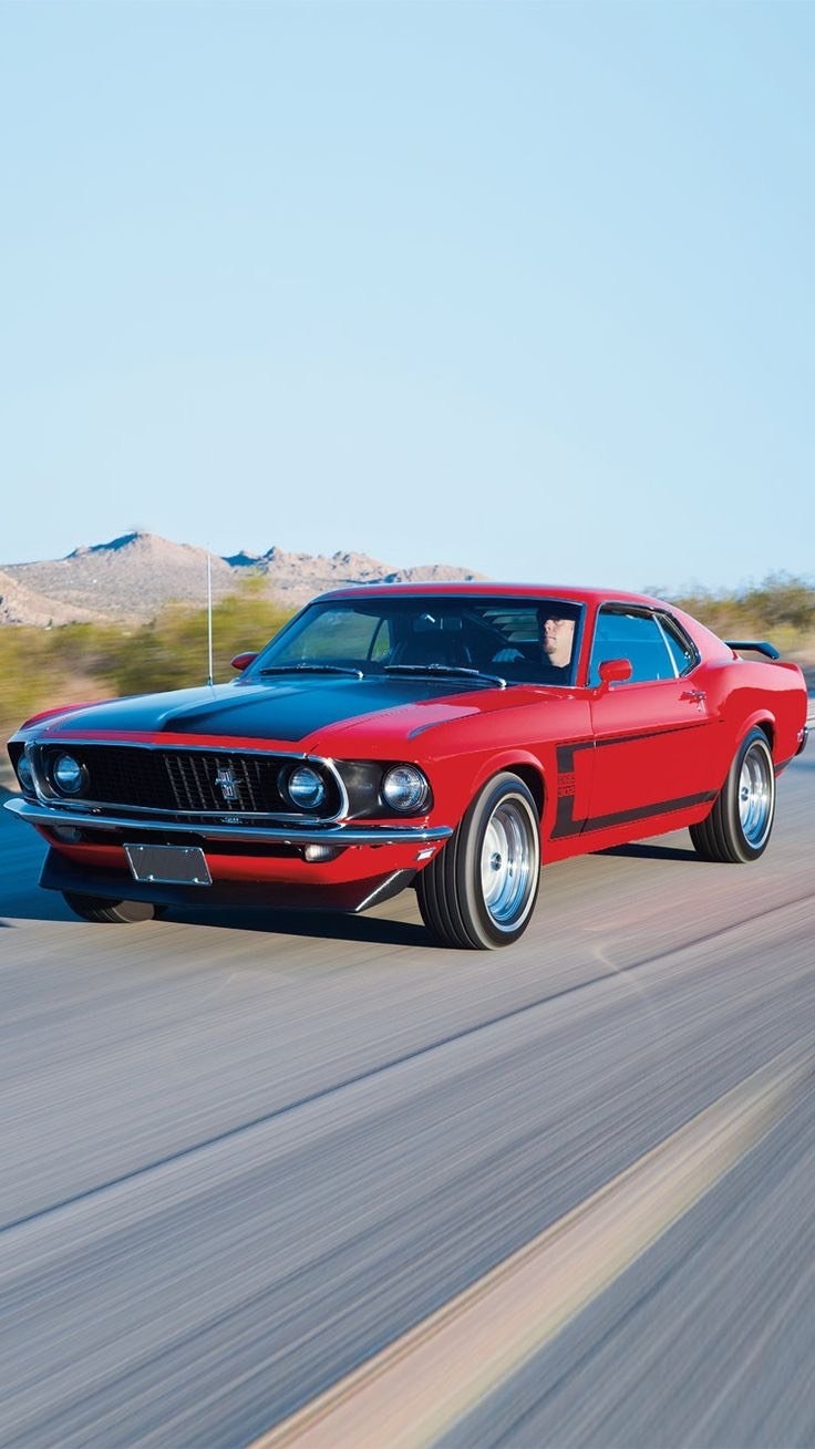 740x1310 Vintage mustang Wallpaper Download, Phone