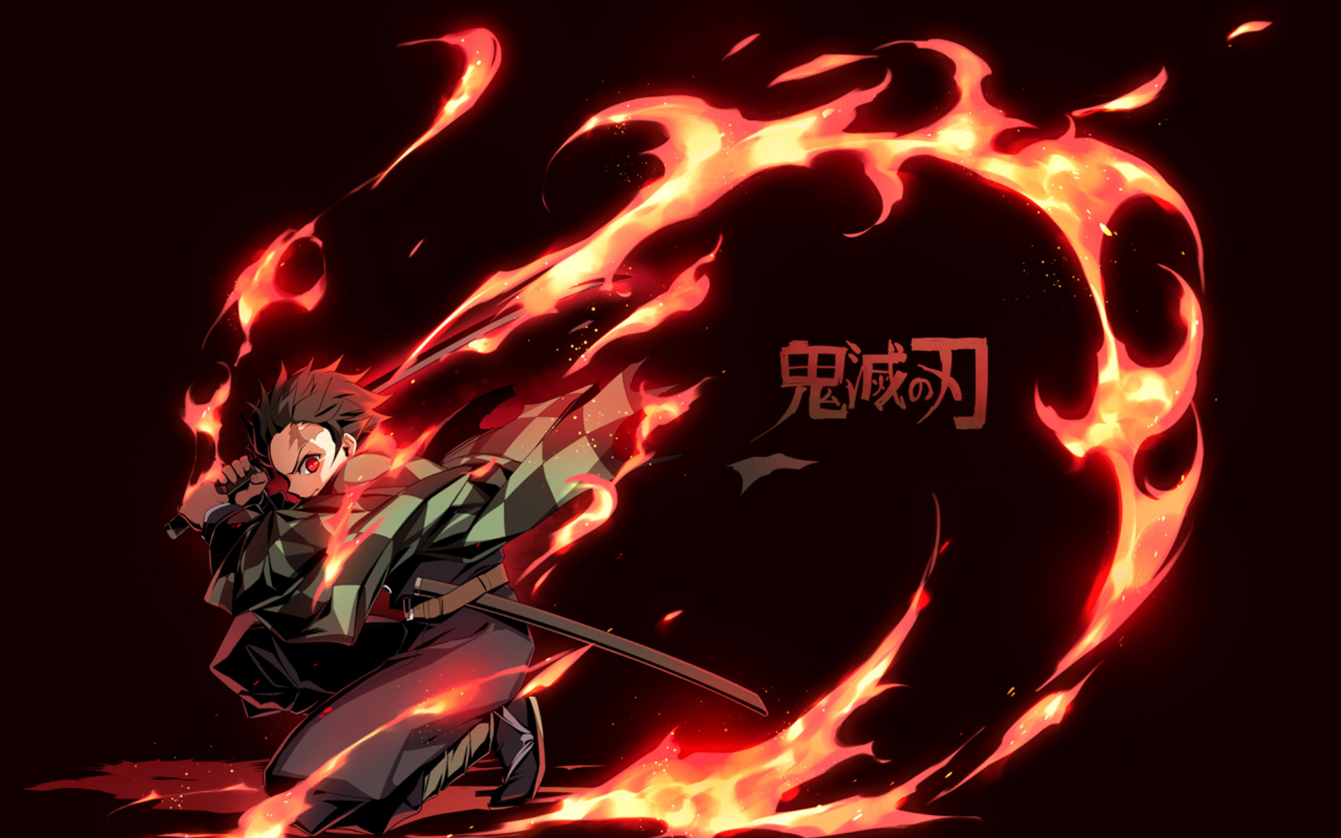 1920x1200 Wallpaper of Tanjirou Kamado, Demon Slayer Kimetsu no Yaiba, Desktop