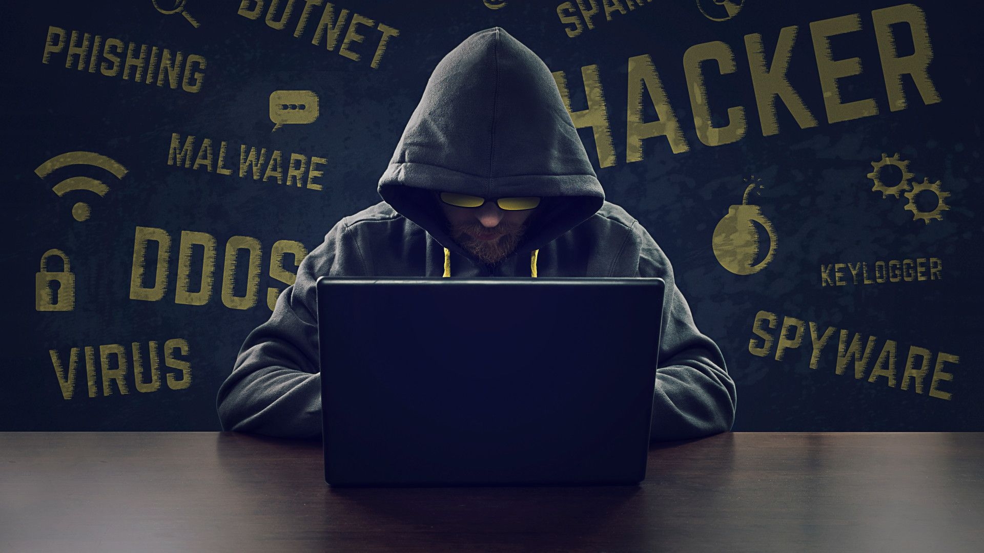 1920x1080 Hacker with Laptop Wallpaper Free Hacker with Laptop Background, Desktop