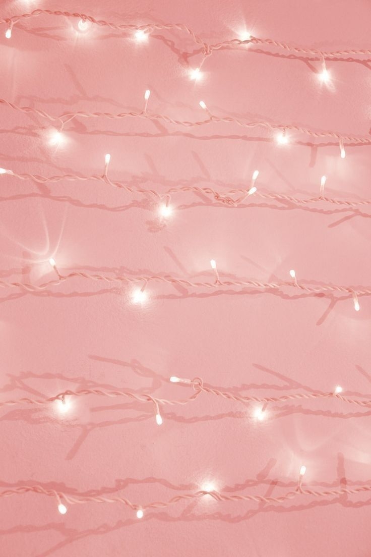 740x1110 fairy lights #pink. Pink aesthetic, Pastel pink aesthetic, Pink, Phone