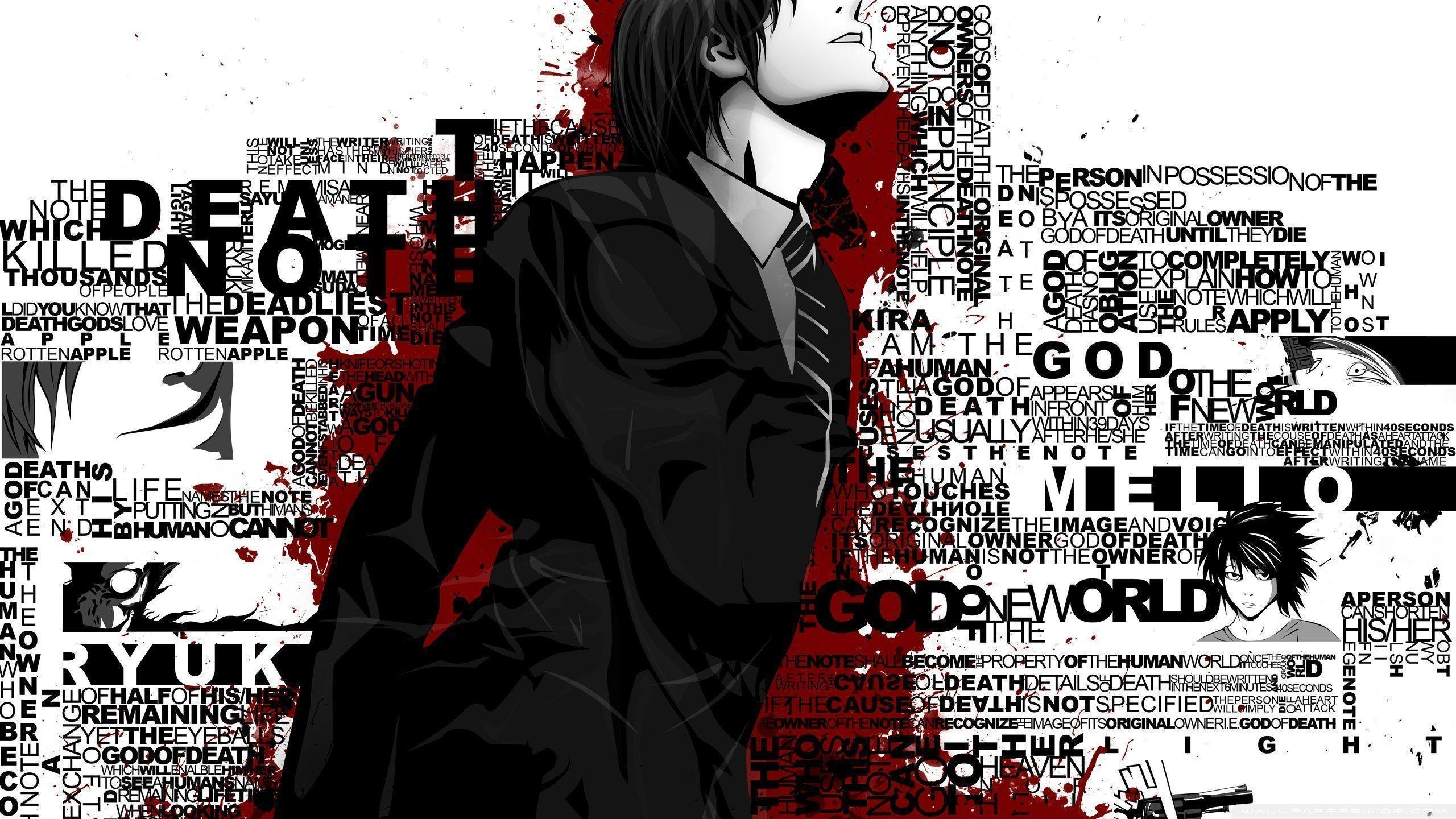 2560x1440 Epic Death Note Wallpaper, Desktop