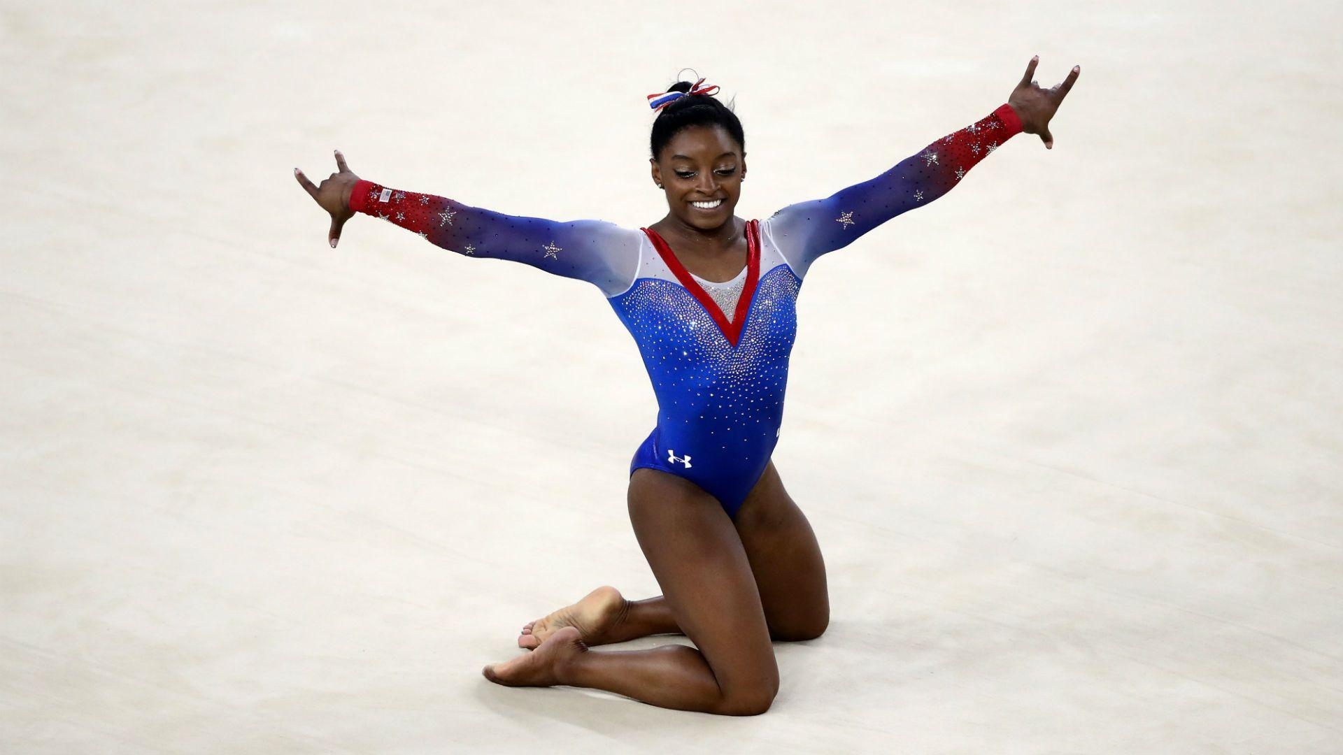 1920x1080 Rio Olympics 2016: Simone Biles wins floor exercise, fourth gold, Desktop