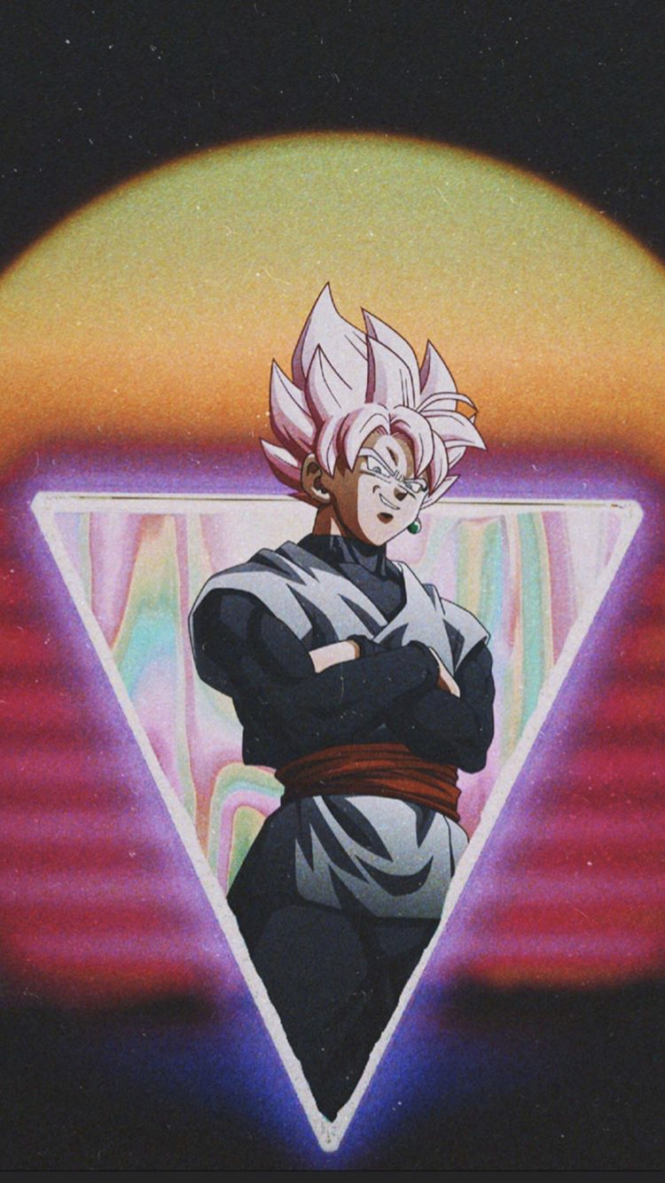 750x1340 Goku Black Rosè By 17Silence. Dragon ball wallpaper, Dragon ball, Phone