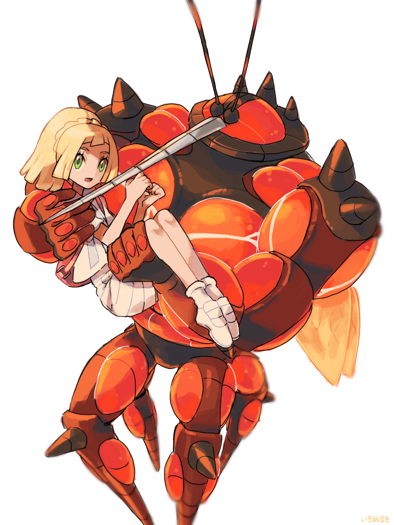 770x1030 Buzzwole and Lillie, Phone