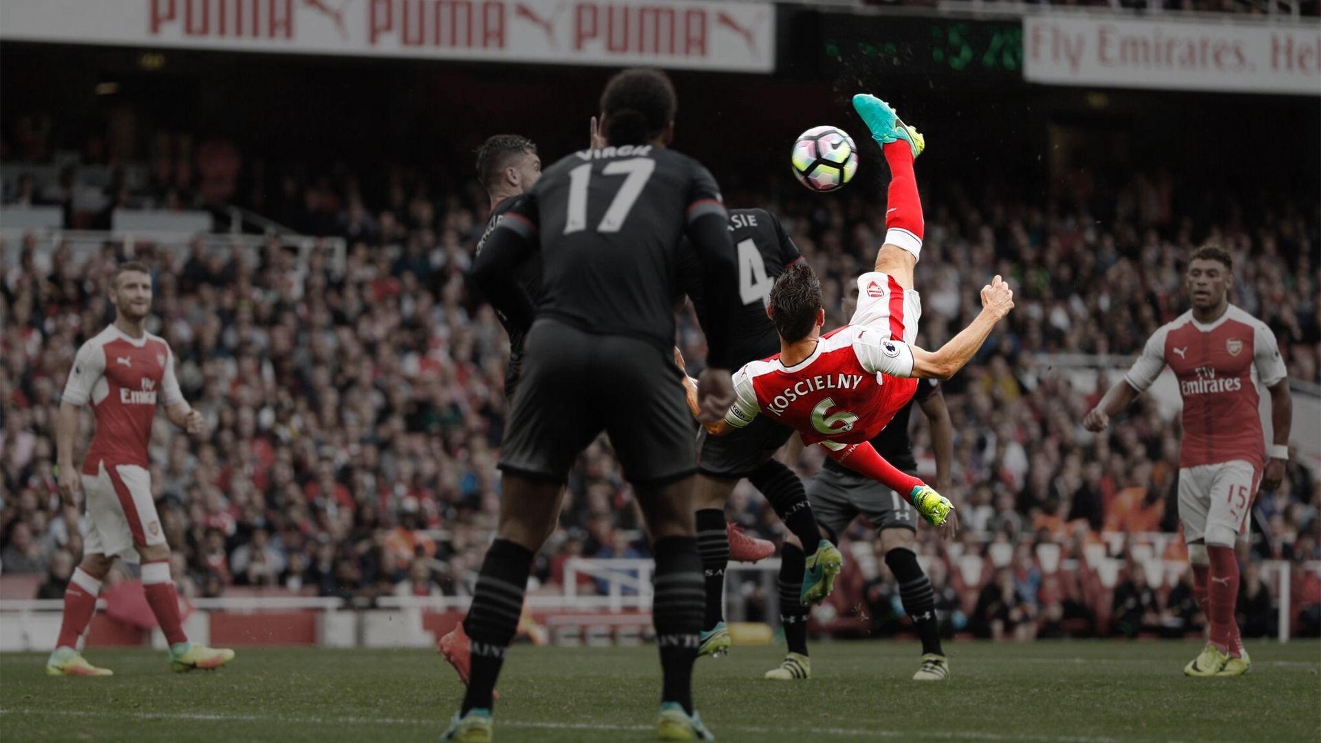 1920x1080 Match Wallpaper, 1080p Koscielny's outstanding bicycle kick v, Desktop