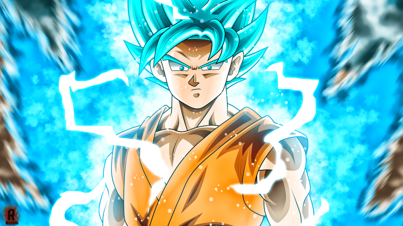 1370x770 Blue Super Saiyan Wallpaper 3 X 1080, Desktop