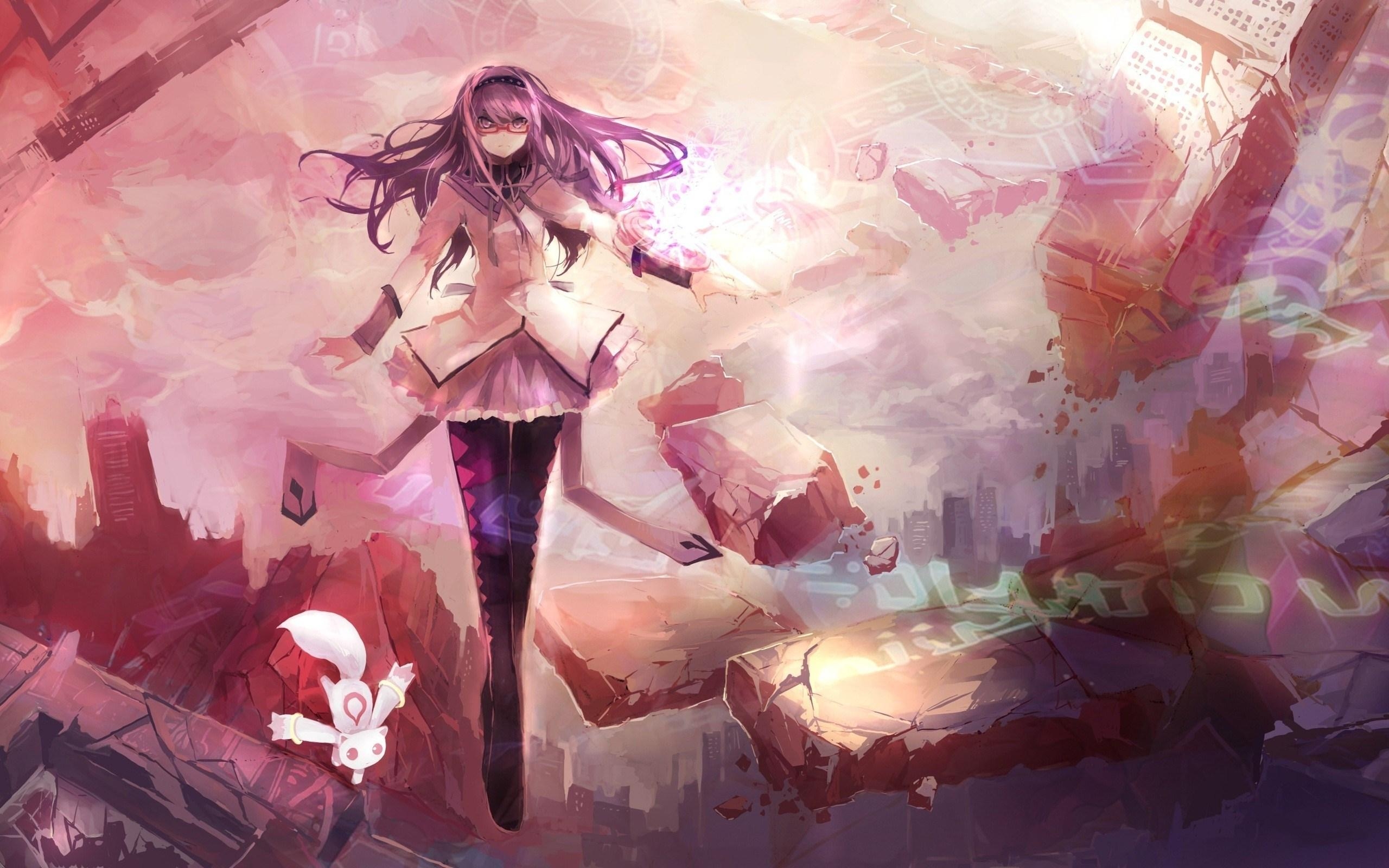 2560x1600 Free download anime love art fight picture abstraction, Desktop