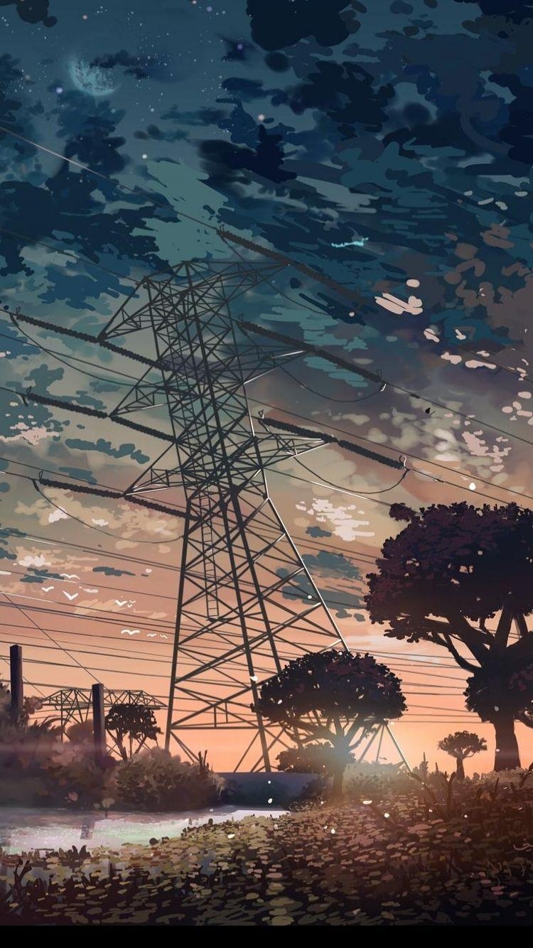 750x1340 Anime Scenery iPhone Wallpaper Free Anime Scenery iPhone, Phone