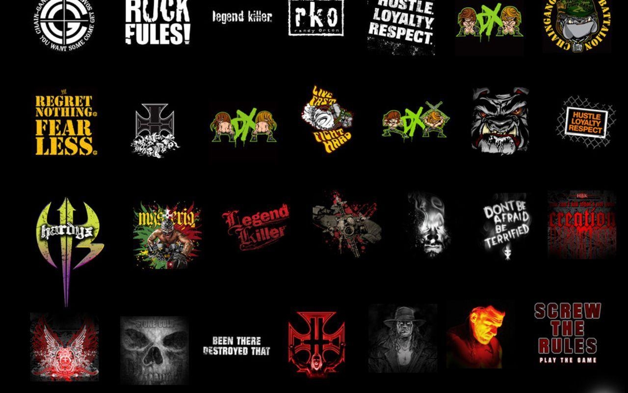 1280x800 This is cool some of the WWE superstars logos. WWe, Desktop