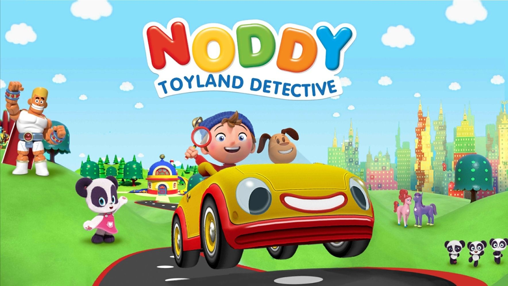 1770x1000 Bring DreamWorks Animation's TV show Noddy Toyland into your home with the new Noddy Toyland Detective app by Kuato Stu. Cartoon shows, Detective, Funny mom memes, Desktop