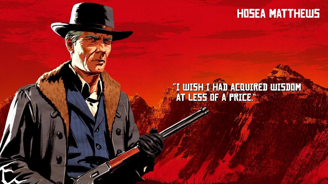 1280x720 Rockstar delivering memorable quotes from Red Dead Redemption II, Desktop