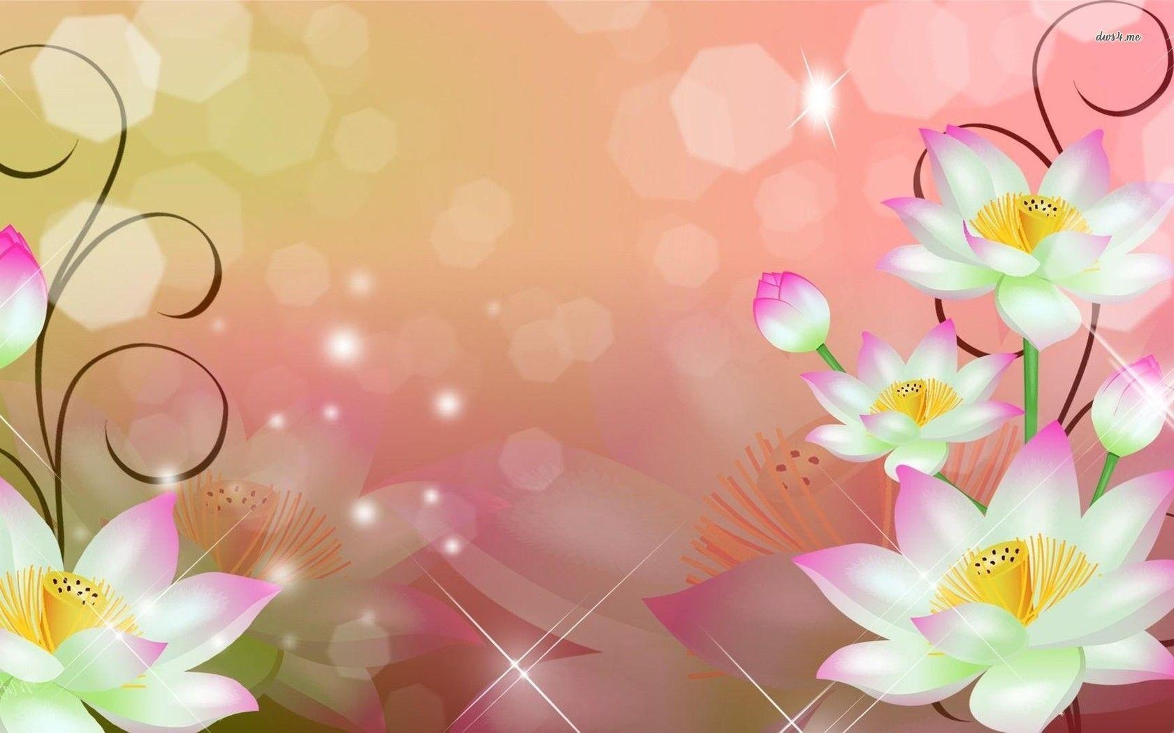 1680x1050 Water lily wallpaper Art wallpaper - #, Desktop