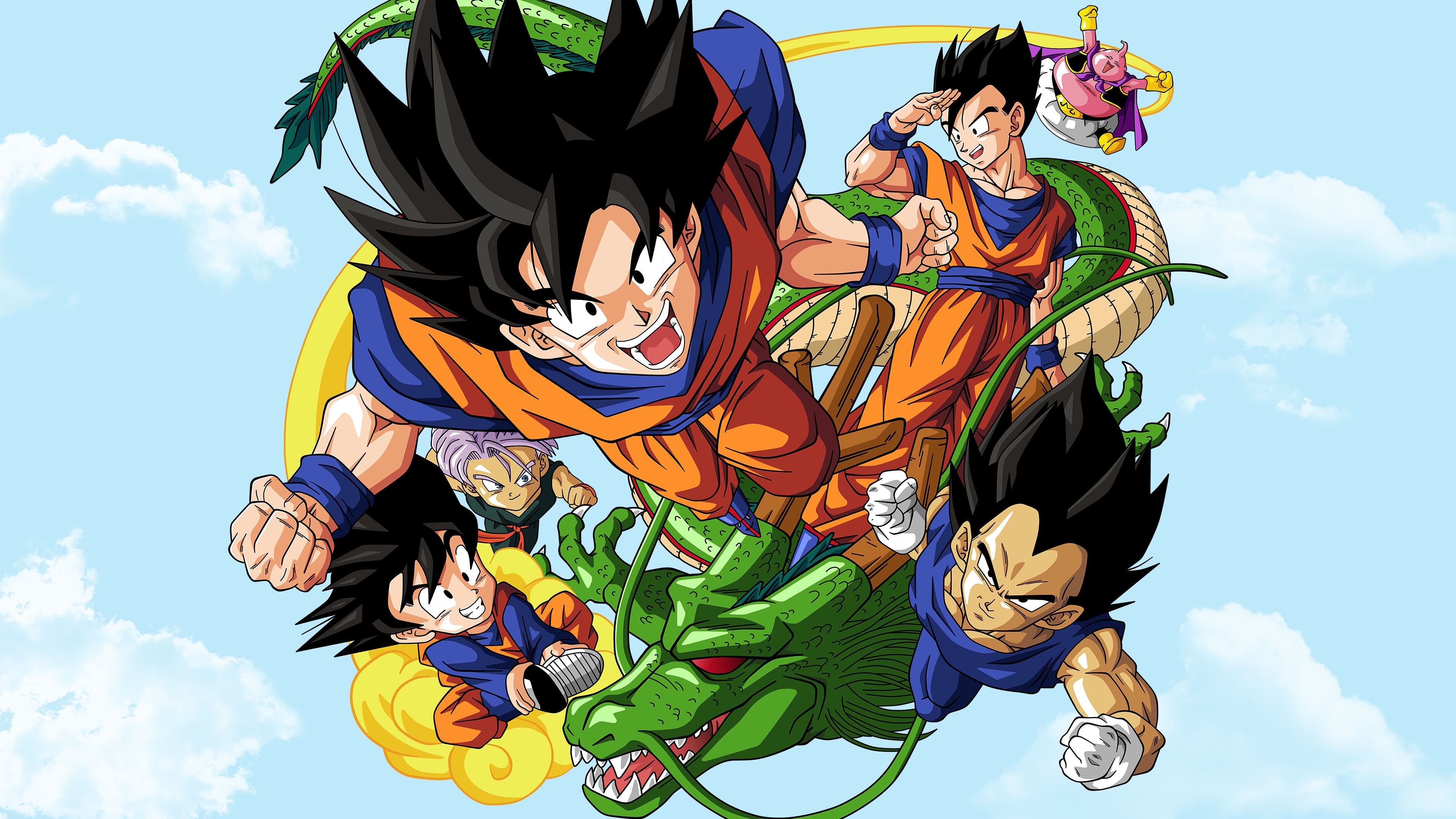 3840x2160 Dragon Ball Z Poster UHD 4K Wallpaper, Desktop