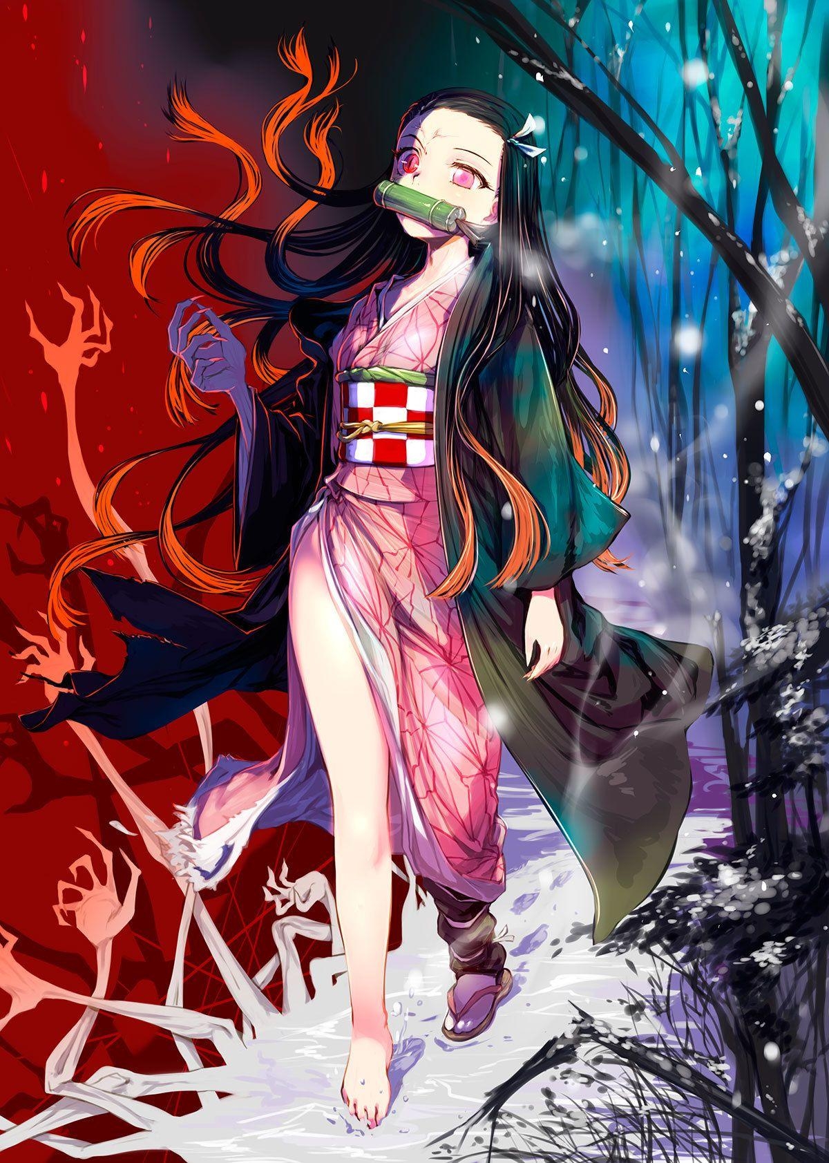 1200x1690 Nezuko Wallpaper Free Nezuko Background, Phone