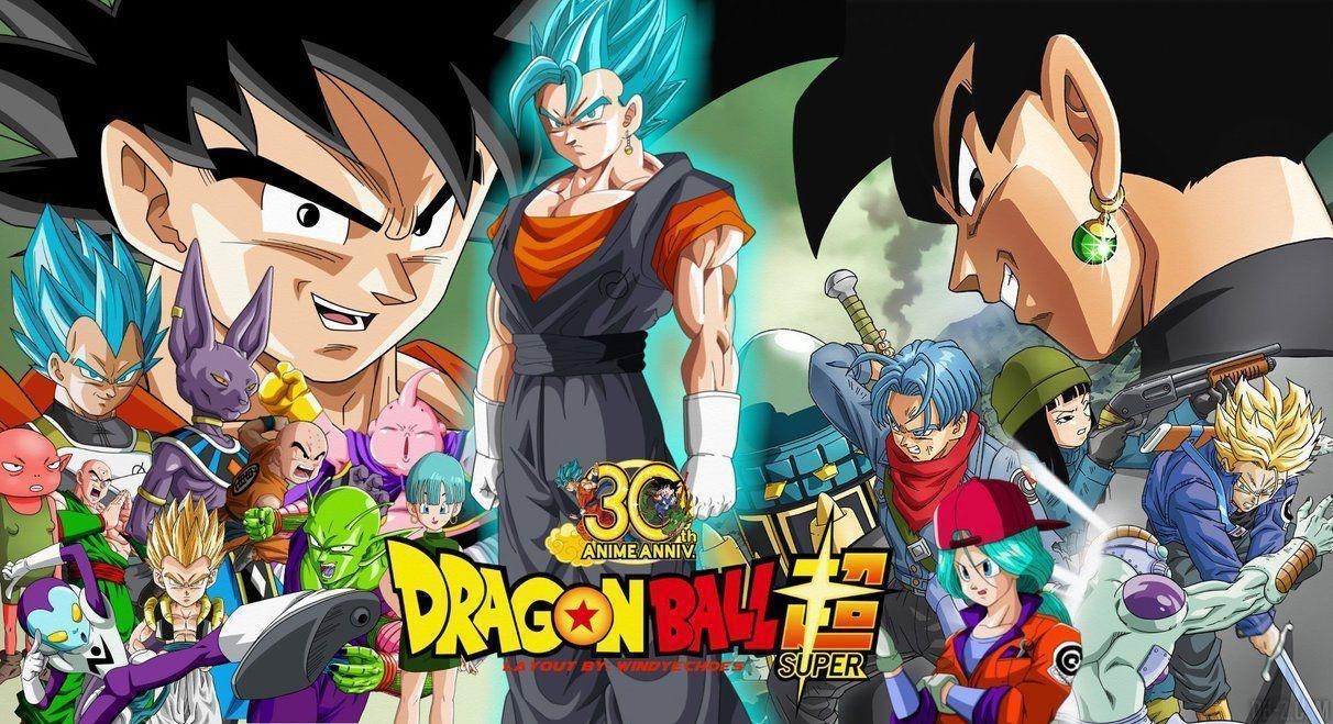 1220x660 Dragon Ball Super Wallpaper Black Goku and Trunks, Desktop