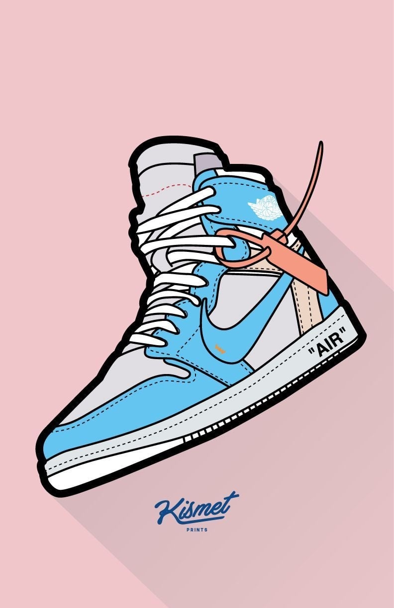 800x1230 Off White x Air Jordan 1 Wallpaper #jordan #wallpaper #white. Shoes wallpaper, Sneaker art, Nike art, Phone