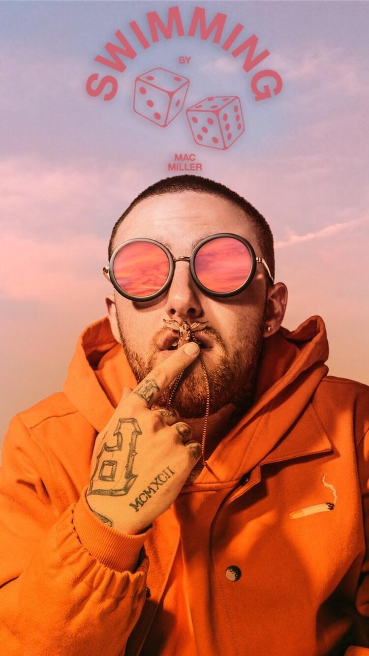 750x1340 SWIMMING Mac Miller iPhone wallpaper, Phone