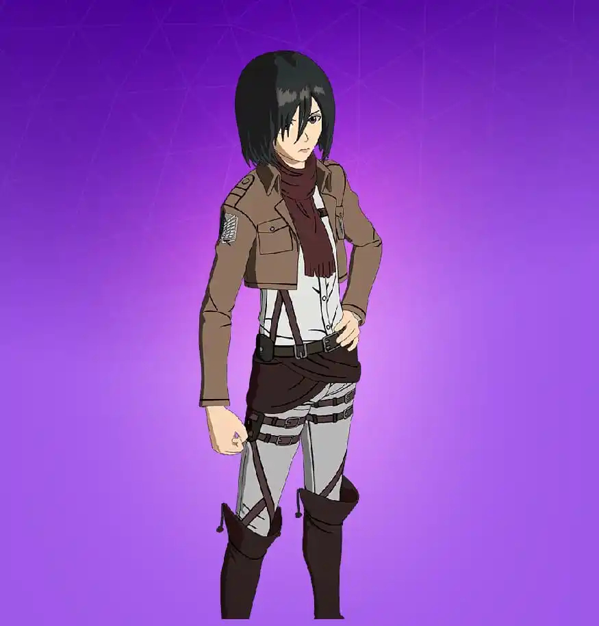 880x920 Mikasa Ackermann Fortnite wallpaper, Phone