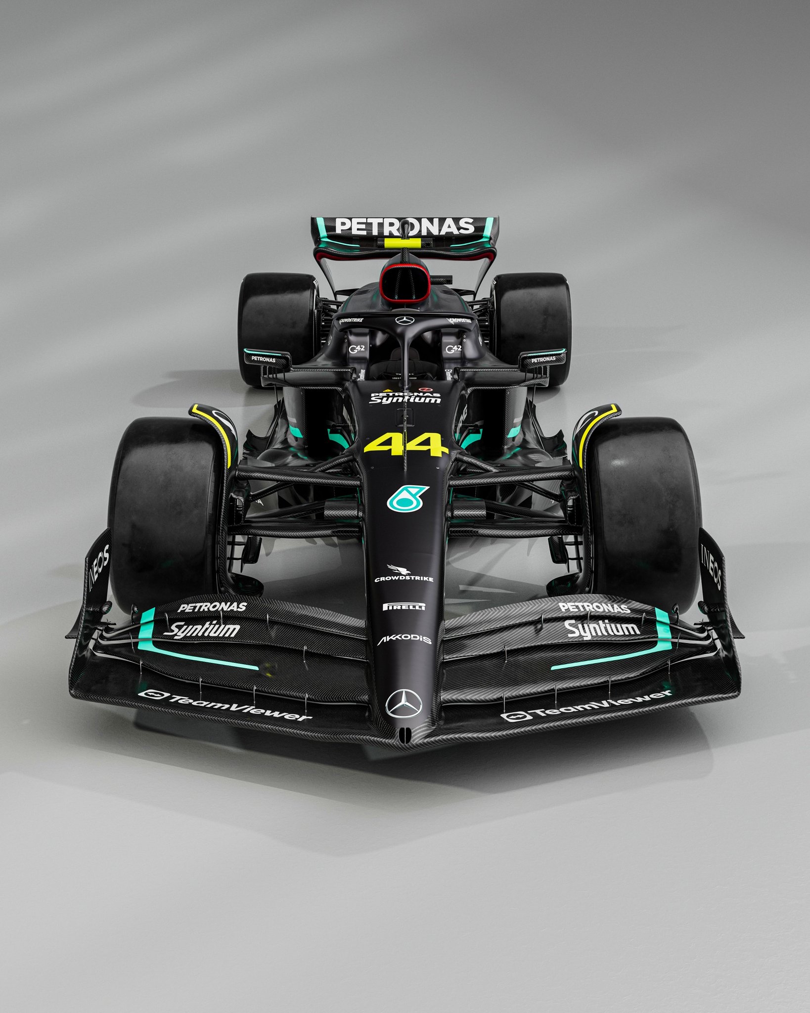 1640x2050 Mercedes AMG PETRONAS F1 Team In Black, Phone