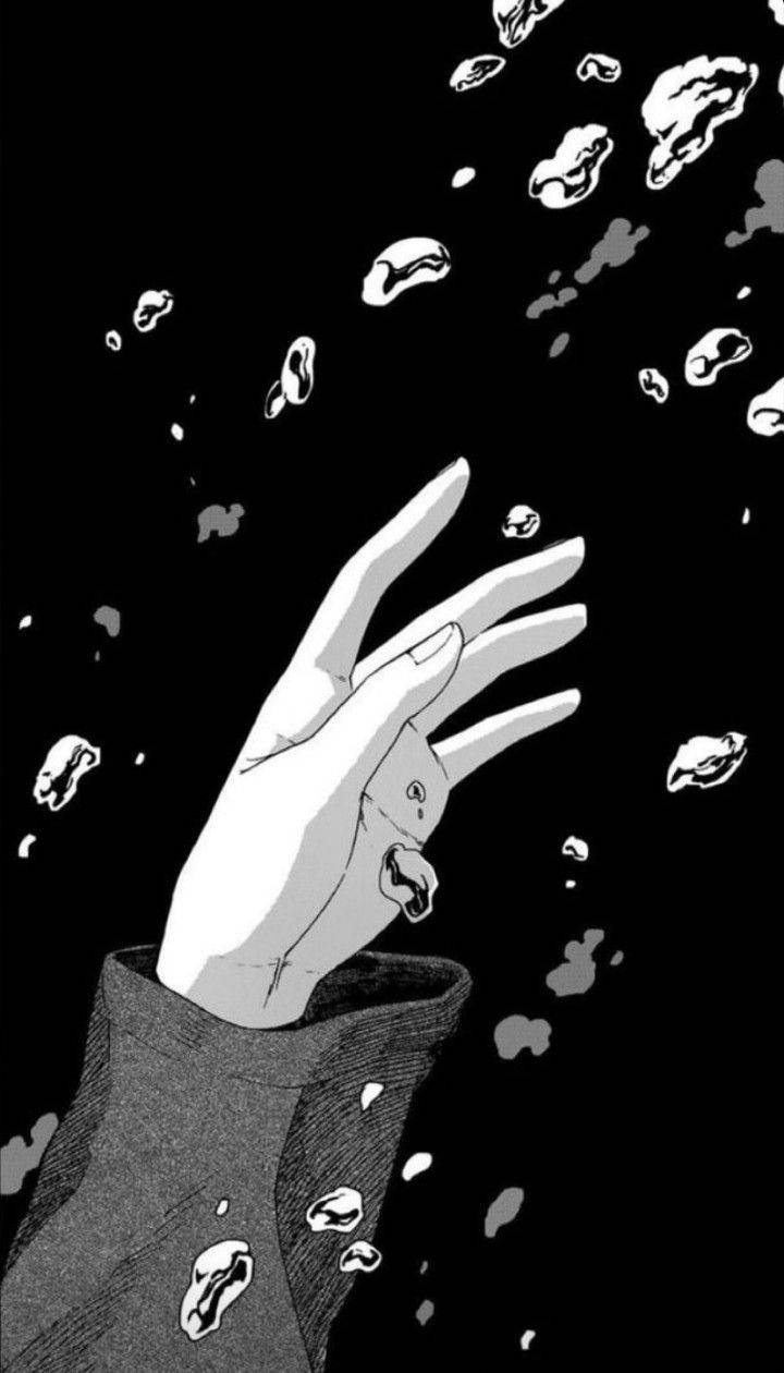 720x1260 Download Hand Reaching Out Anime Black And White iPhone Wallpaper, Phone