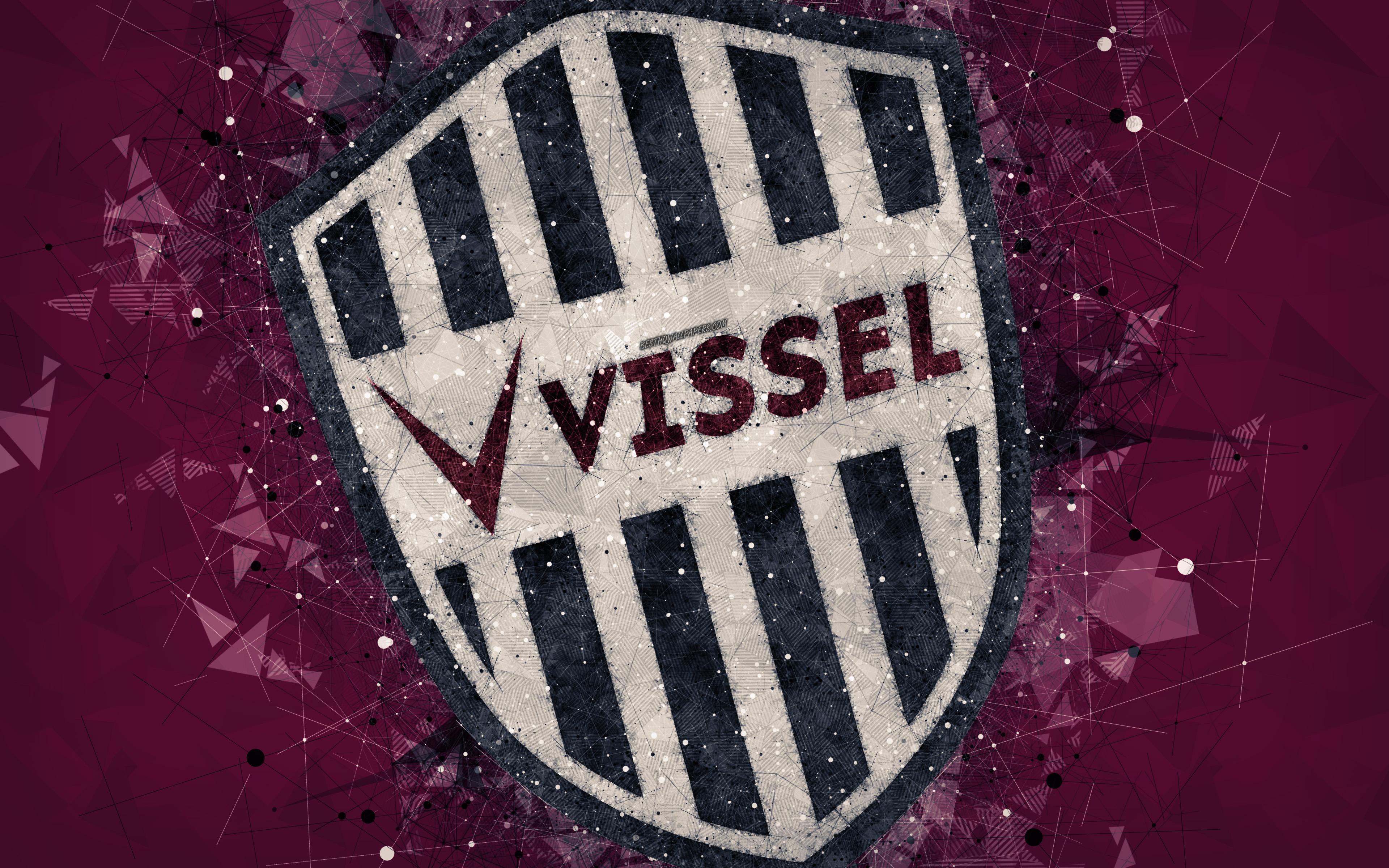 3840x2400 Download wallpaper Vissel Kobe, 4k, Japanese football club, Desktop