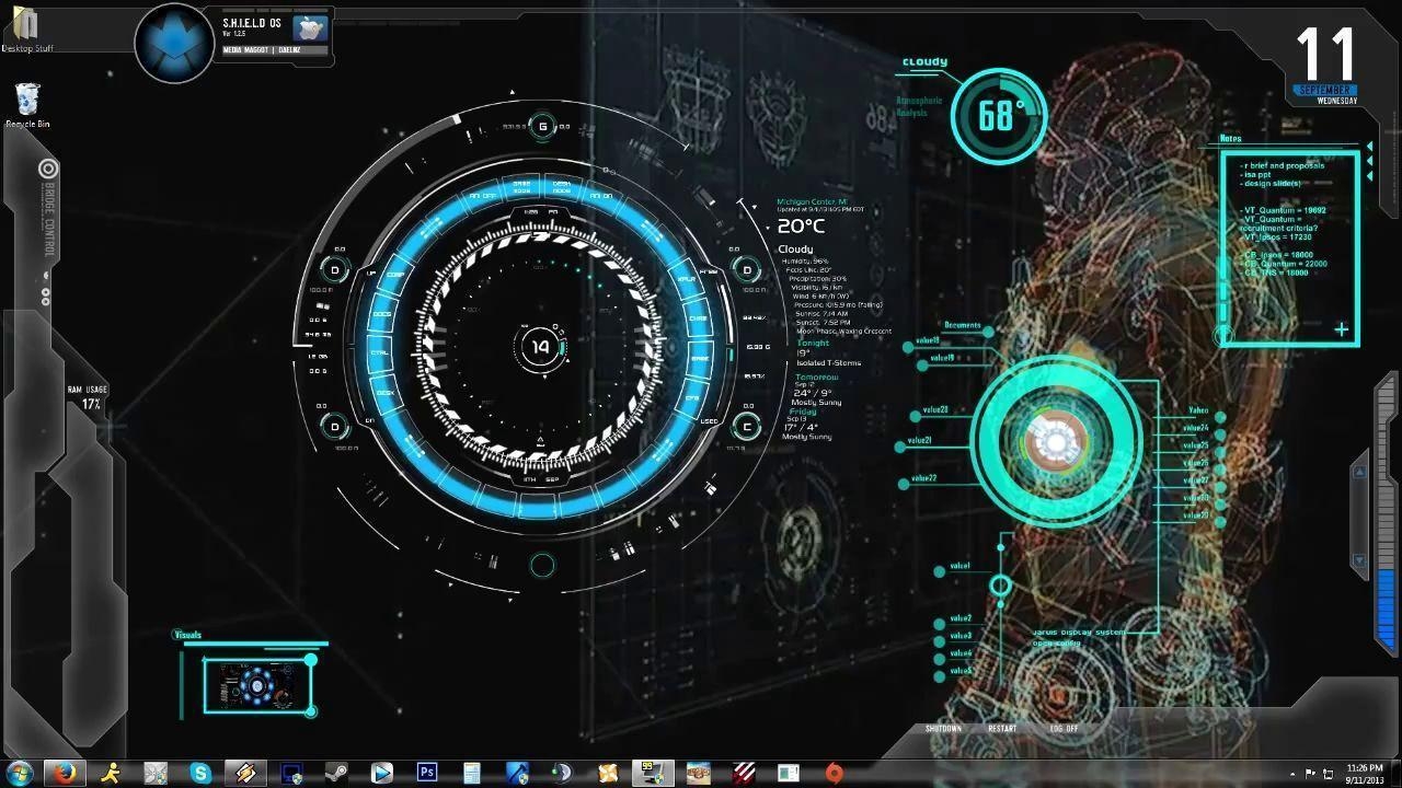 1280x720 Iron Man Jarvis Wallpaper Image Sdeerwallpaper, Desktop