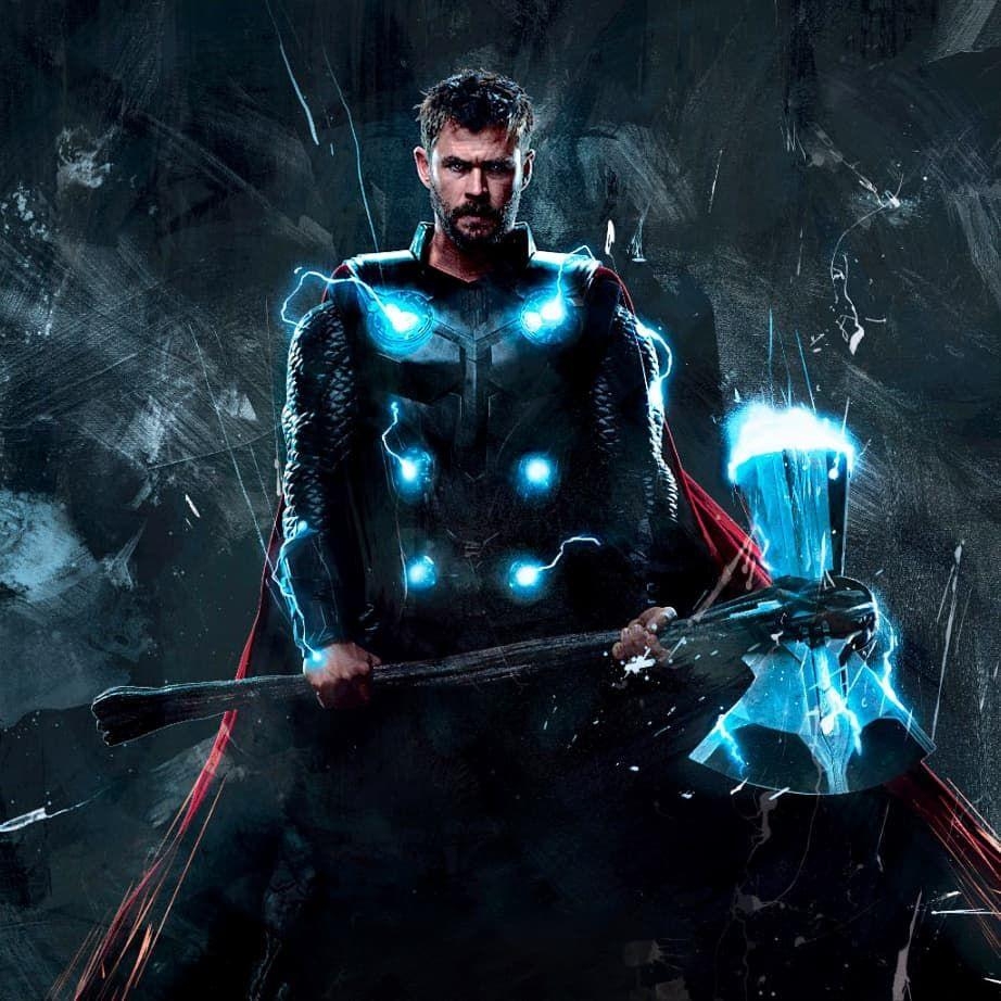 930x930 Official Thor Holding Stormbreaker Promo Art⚡ #Thor, Phone