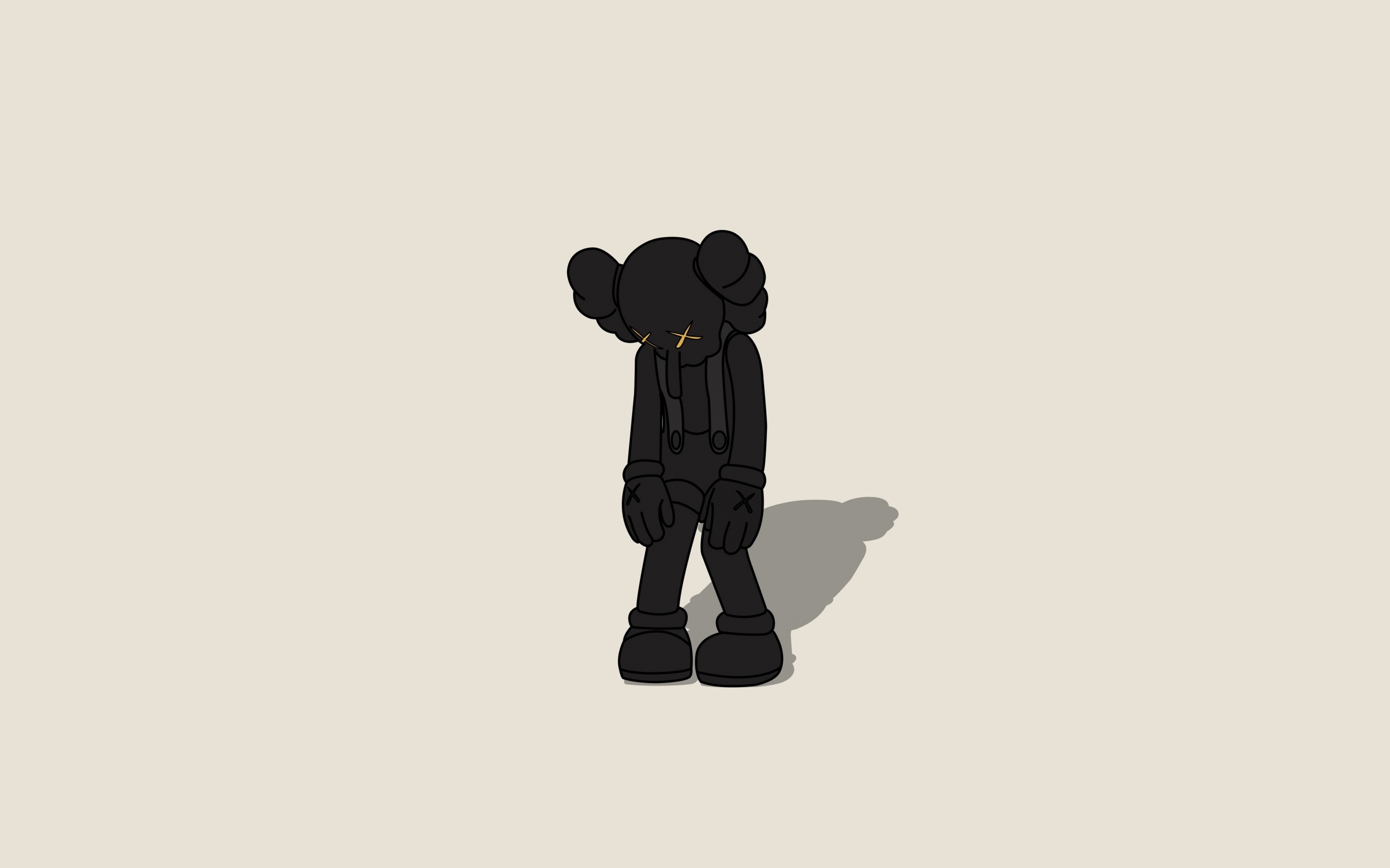 2880x1800 KAWS Small Lie Wallpaper 4K, Kaws alone, Sad, 5K, Simple, Desktop