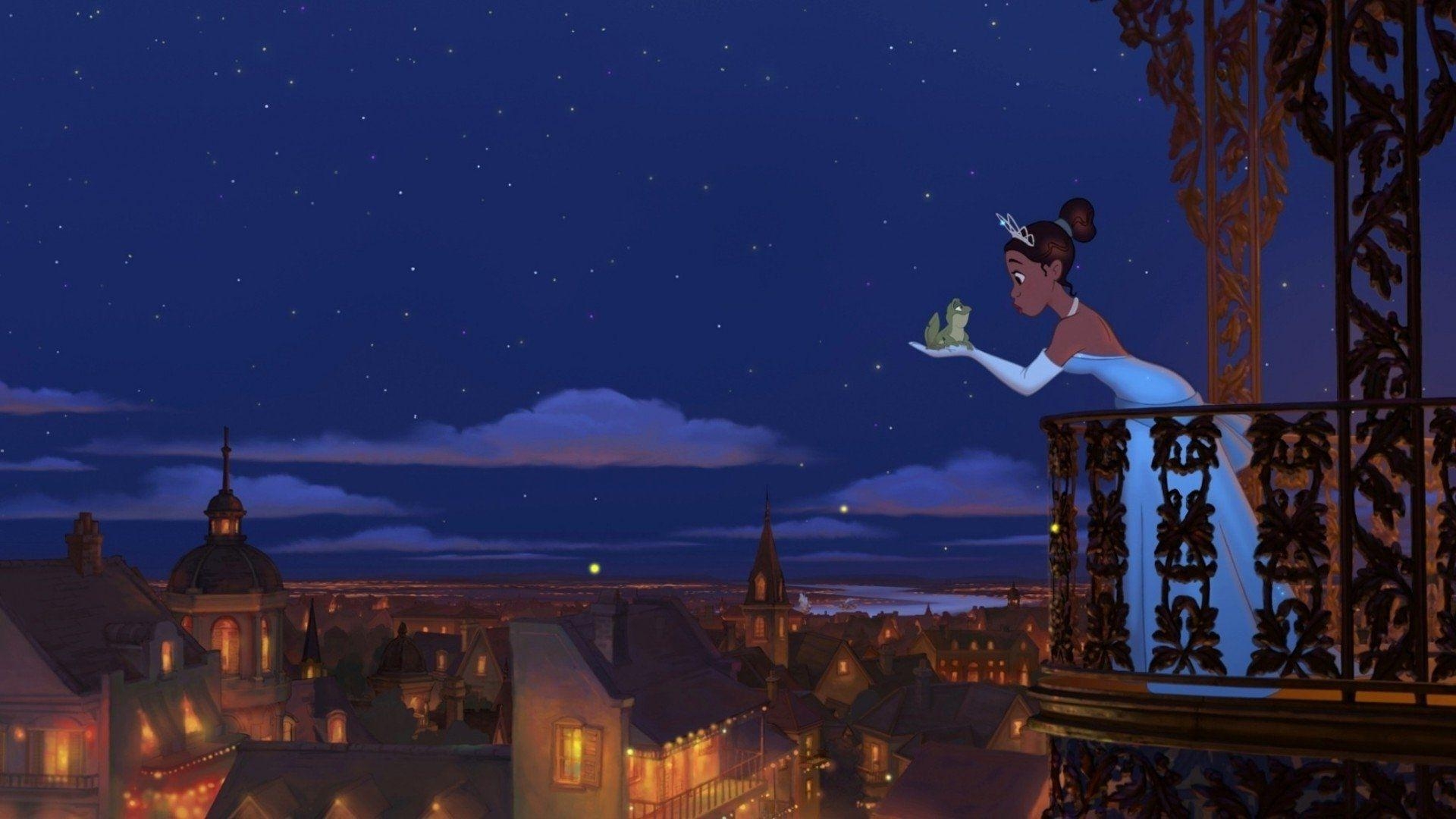 1920x1080 Cartoons Frog Tiana The Princess and the Frog Disney wallpaper, Desktop