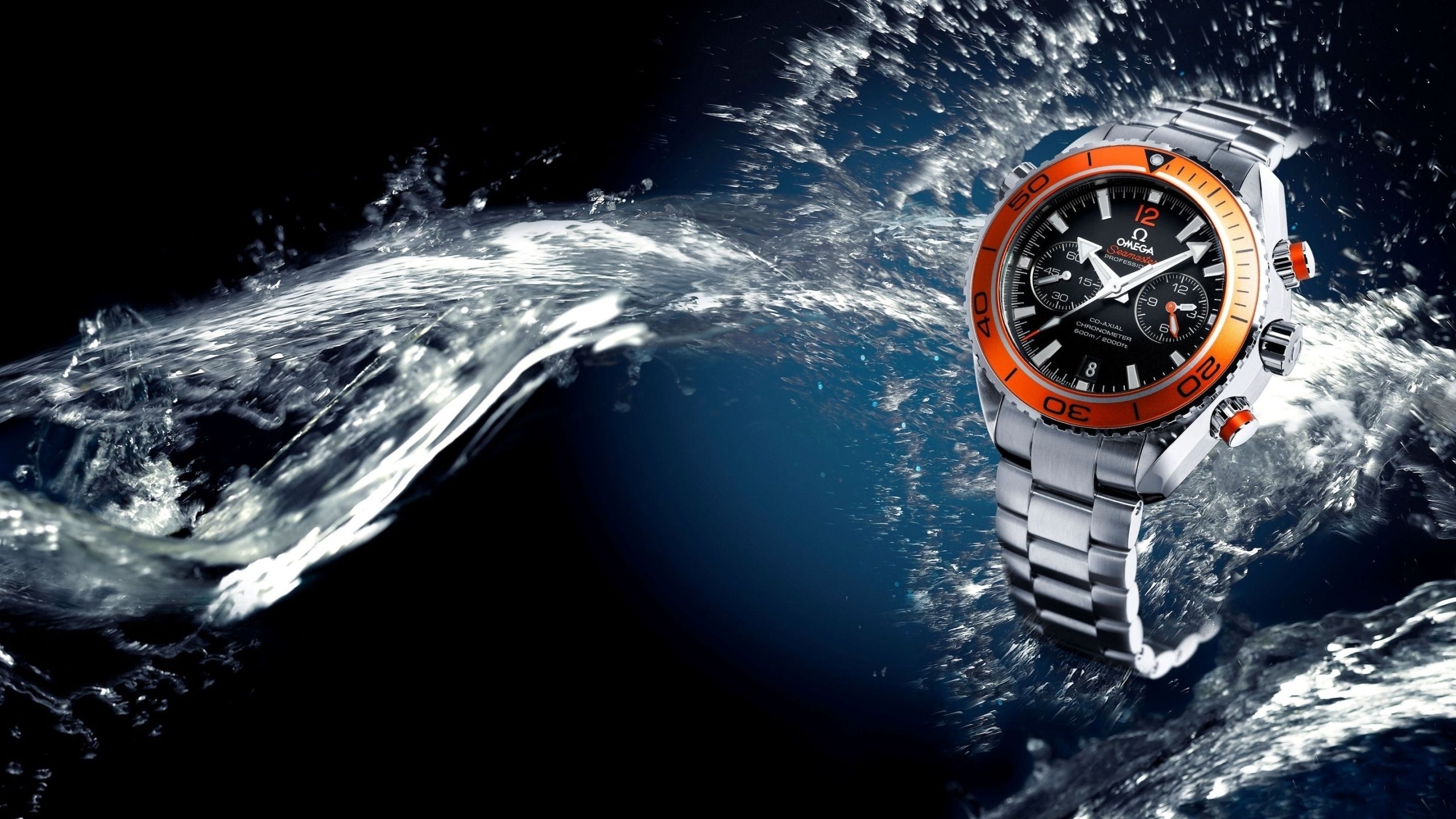 2560x1440 Omega Seamaster Watch MacBook Air Wallpaper Download, Desktop