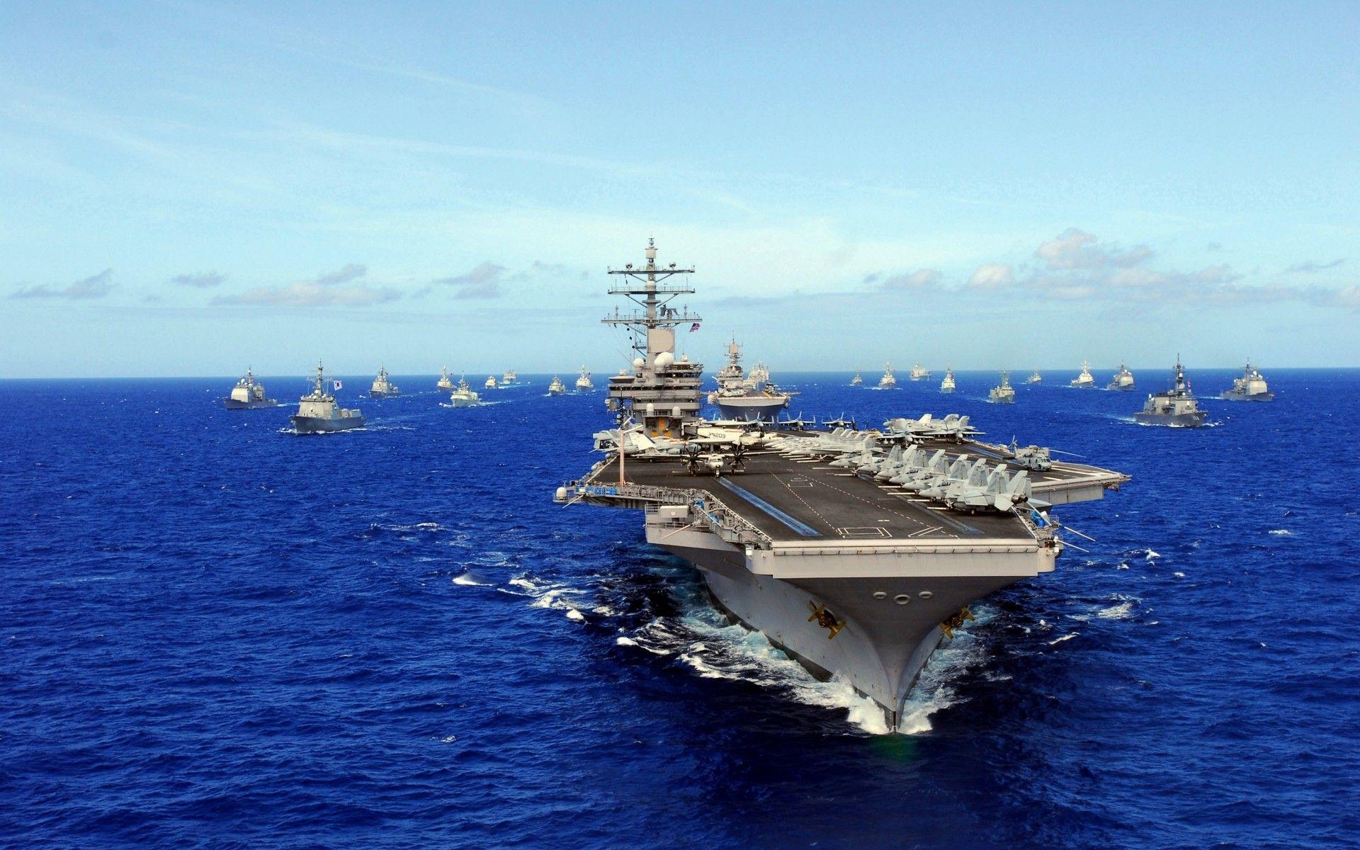 1920x1200 USS, Ronald Reagan Wallpaper, aircraft carrier, such as Nimitz, Desktop