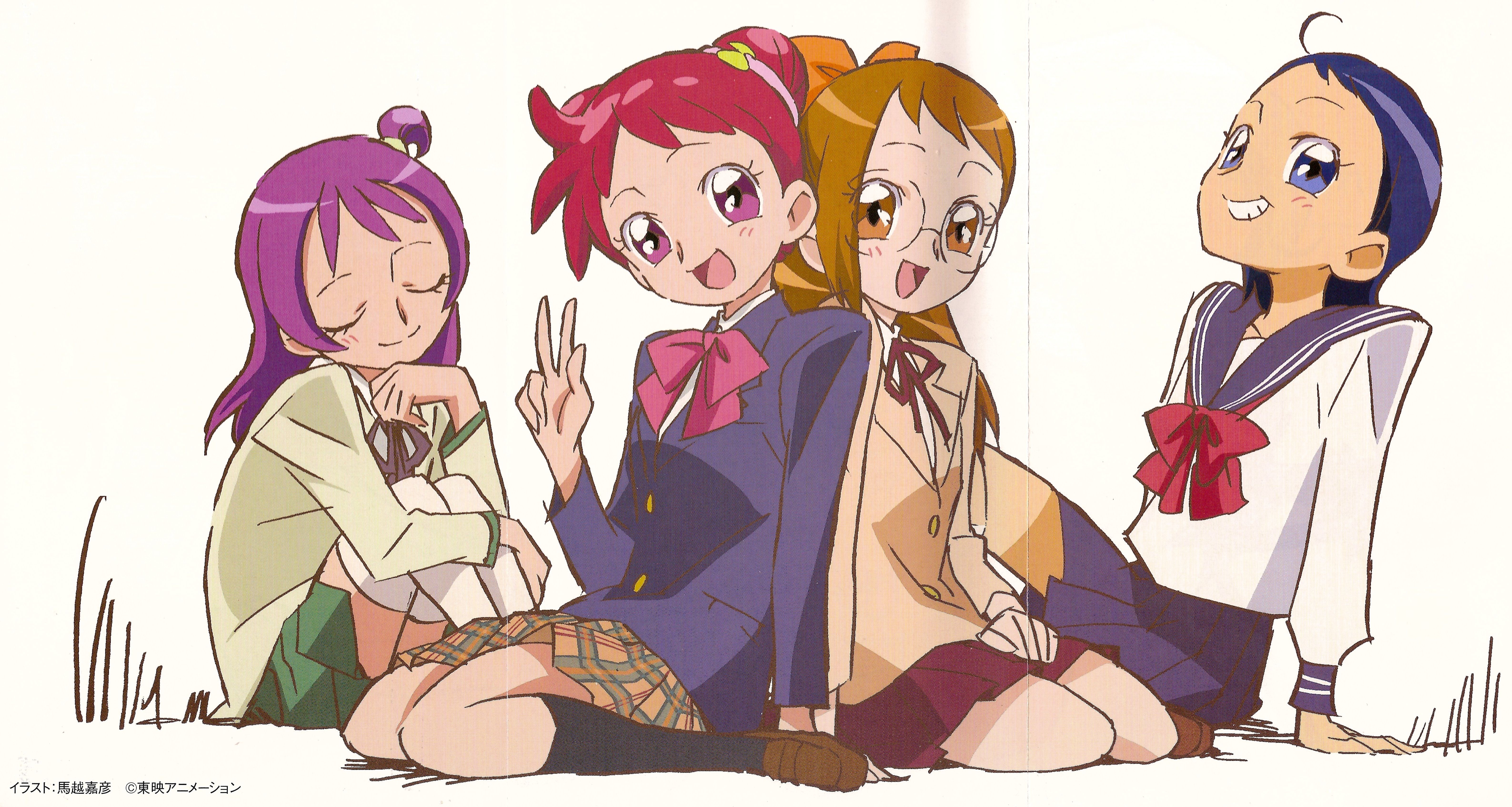 6350x3390 Ojamajo Doremi 16 (new Magical Doremi serie). アニメチビ, 昭和 漫画, Cgアート, Desktop