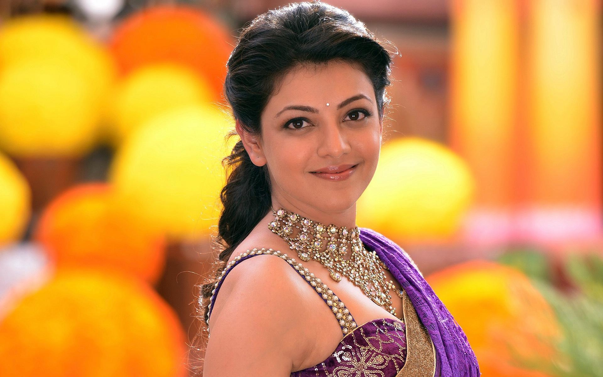 1920x1200 Kajal Aggarwal In Sari Actress In Saree Wallpaper. Best HD, Desktop