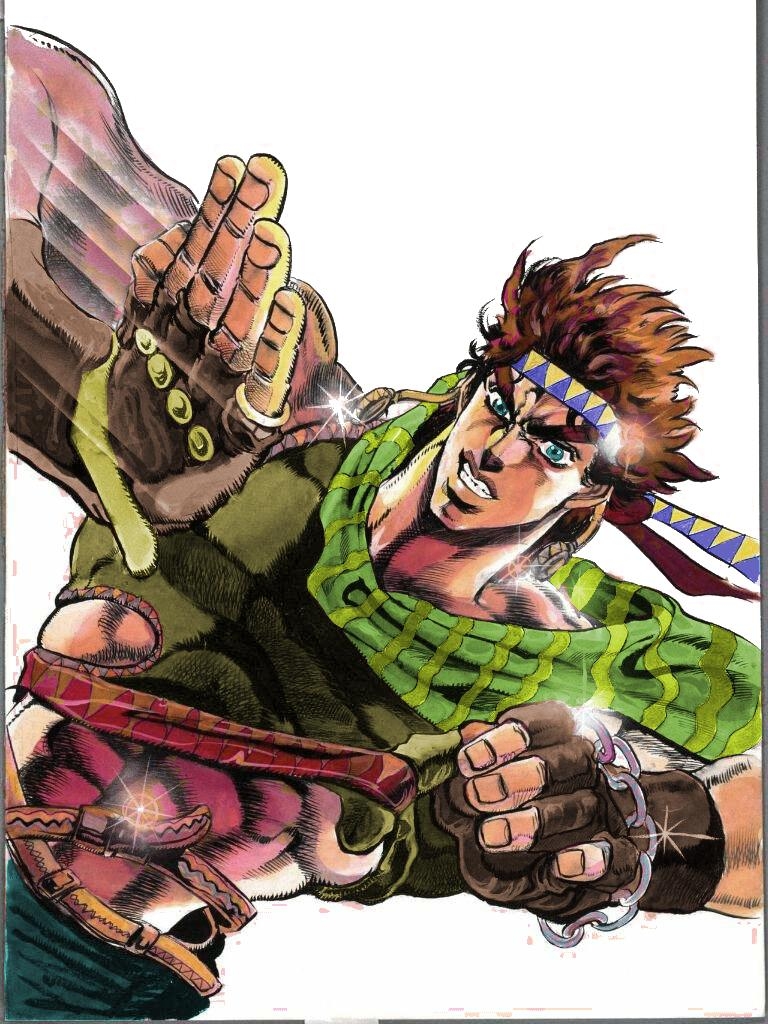 770x1030 Jojo's Bizarre Adventure, Joseph Joestar Manga Pose Anime, Phone