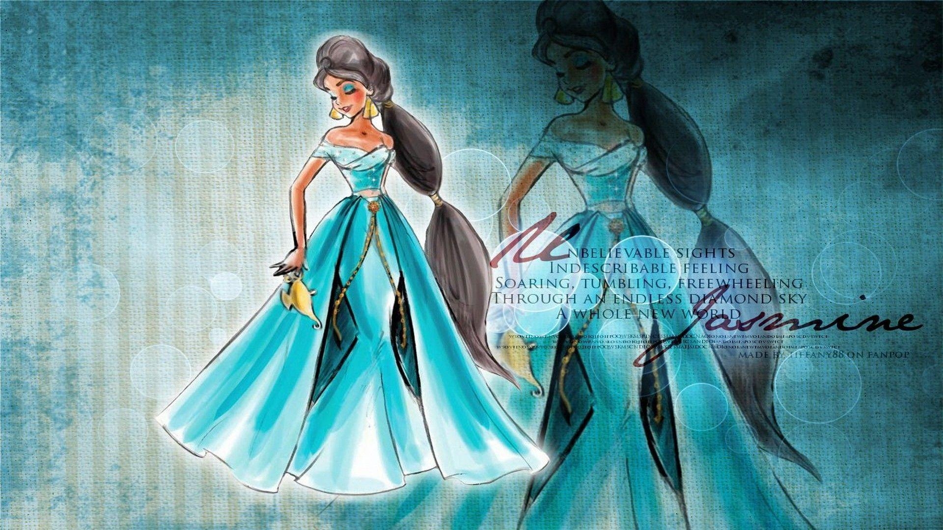 1920x1080 Walt Disney Princess Jasmine HD Wallpaper of Cartoon, Desktop