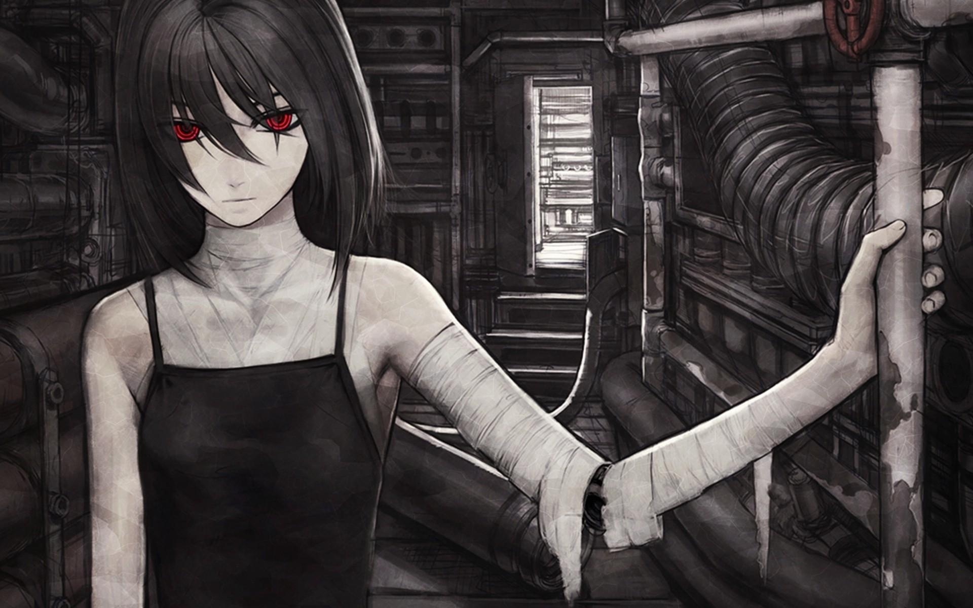 1920x1200 Dark Anime Girl Wallpaper 61 Image Creepy Anime Girl, Desktop