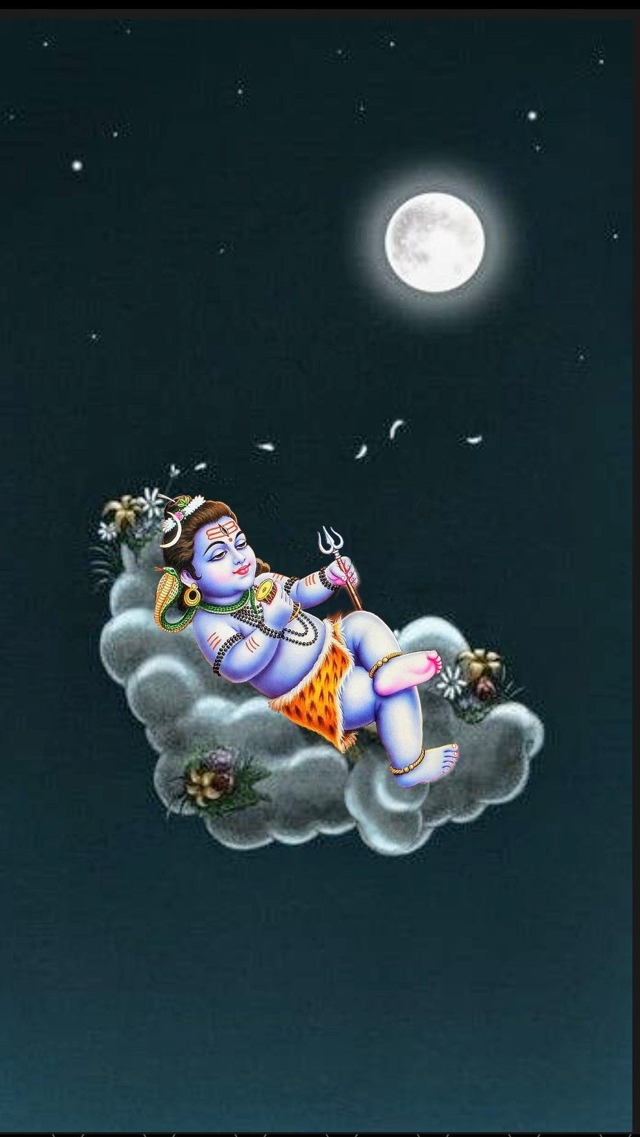 930x1650 Lord Shiva Bal swaroop sleeping on.in.com, Phone