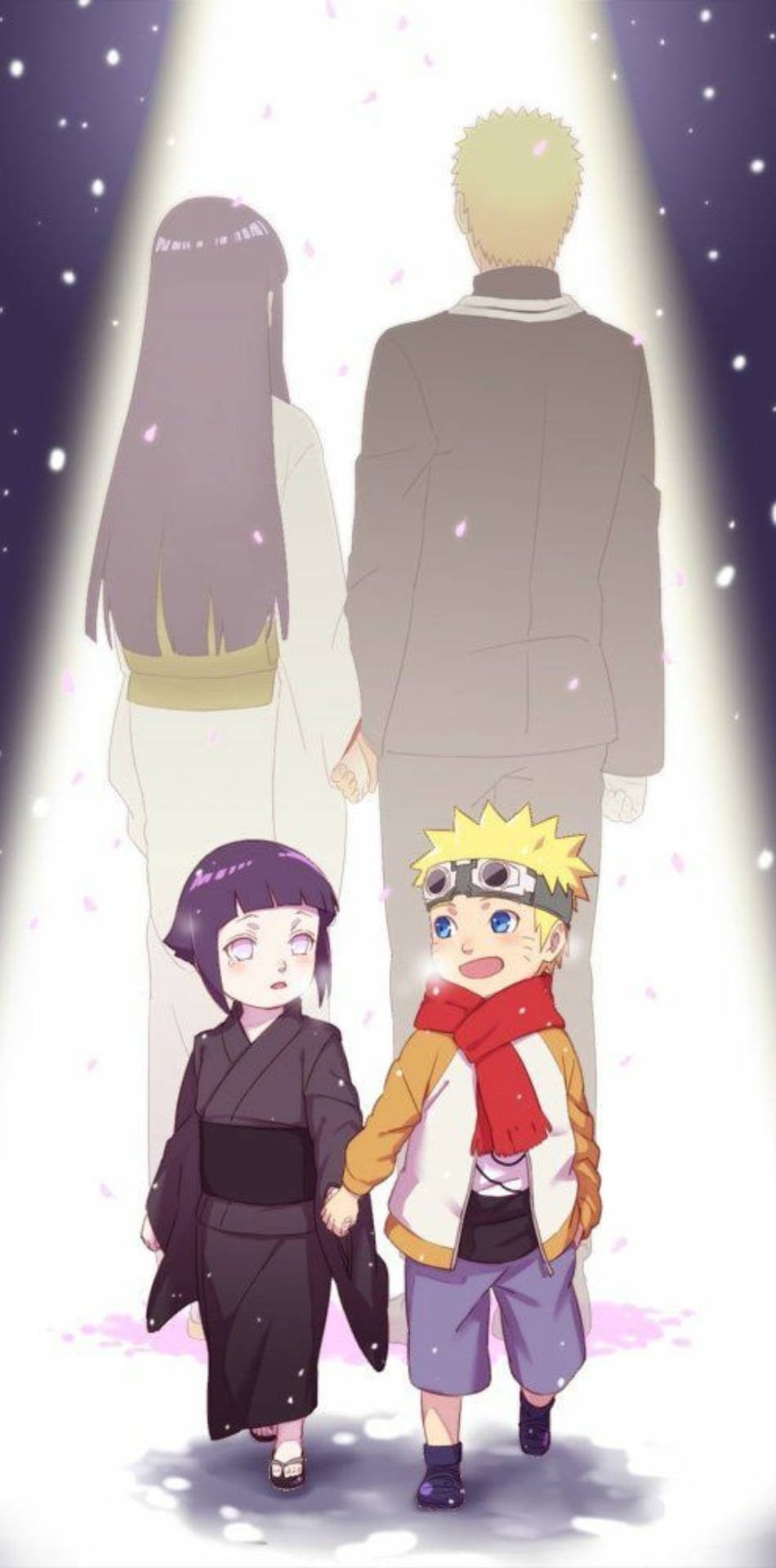 950x1920 Download Young And Old Hinata And Naruto Mobile 4K Wallpaper, Phone