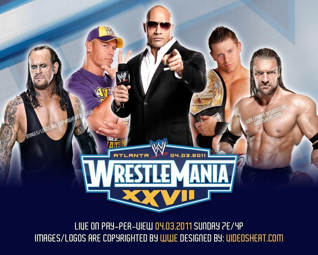 1280x1030 Wrestlemania 27 Wallpaper, Desktop