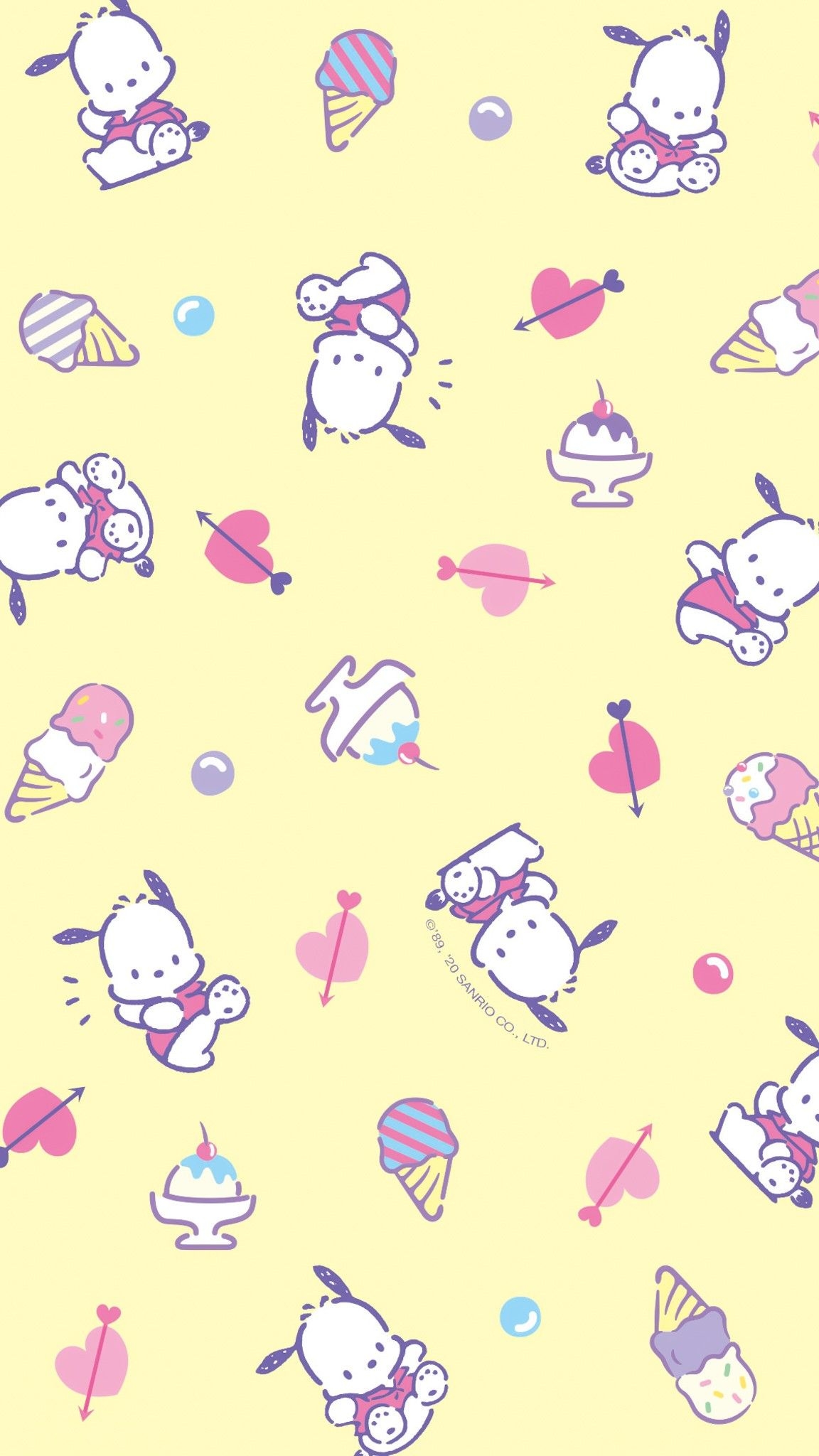 1160x2050 Pochacco. Sanrio wallpaper, Cute cartoon wallpaper, Kawaii wallpaper, Phone