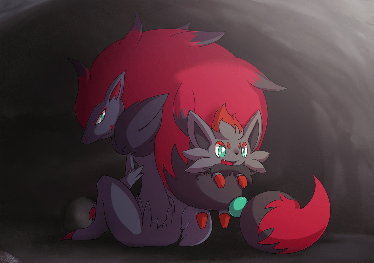 1300x920 Zorua & Zoroark. Pokémon, Desktop